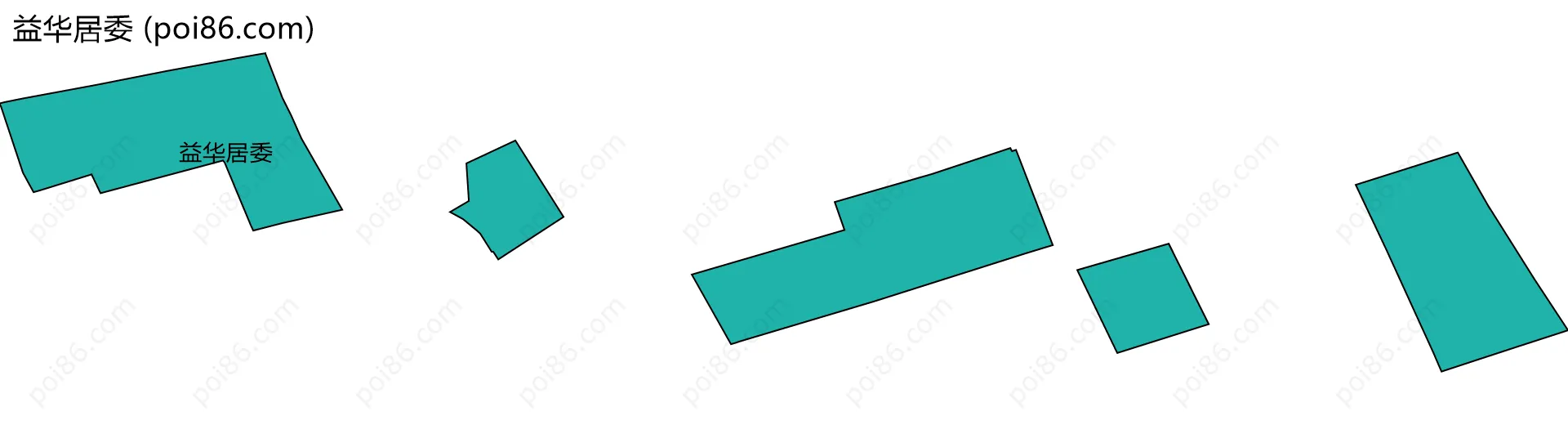 益华居委边界地图