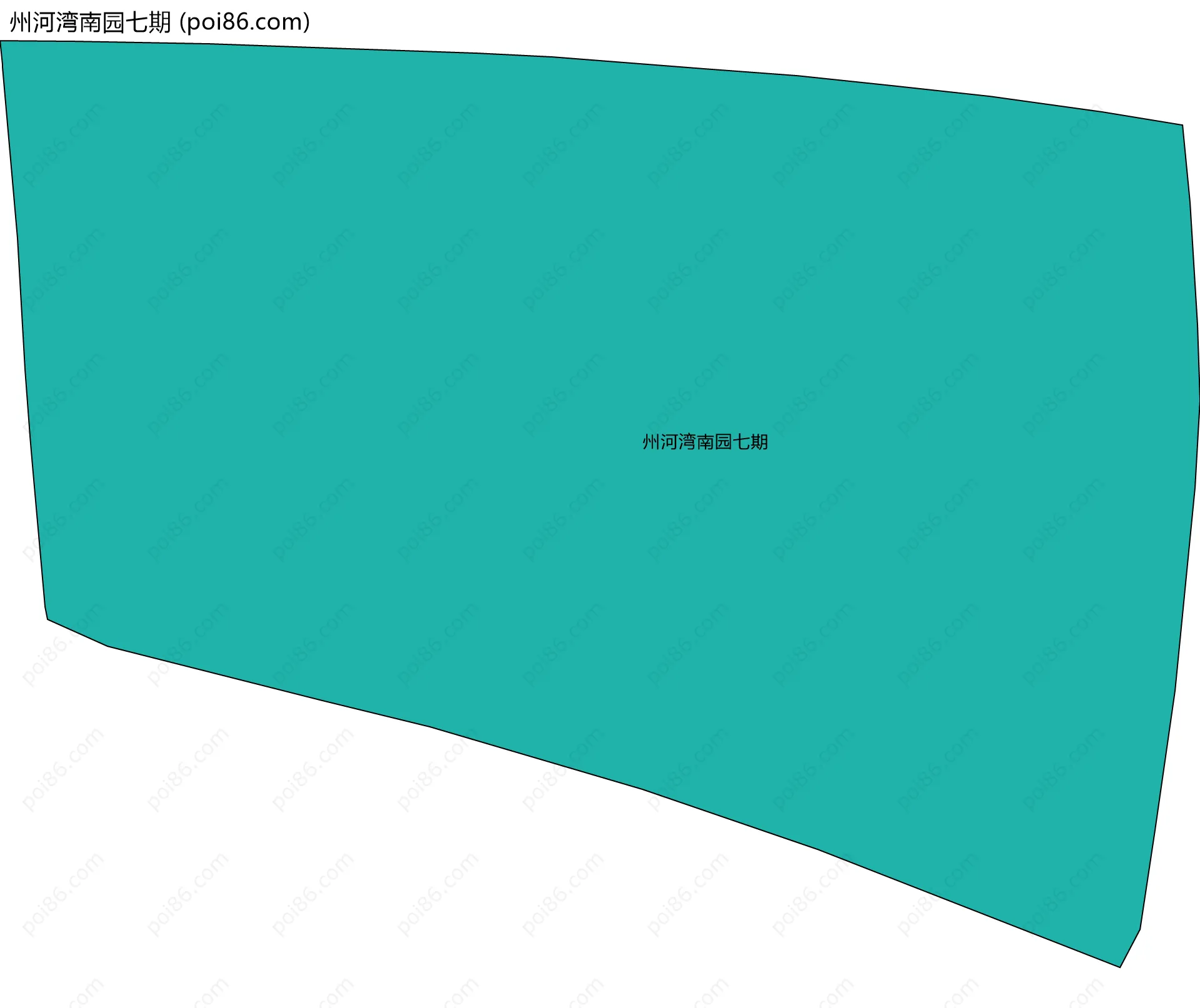 州河湾南园七期边界地图