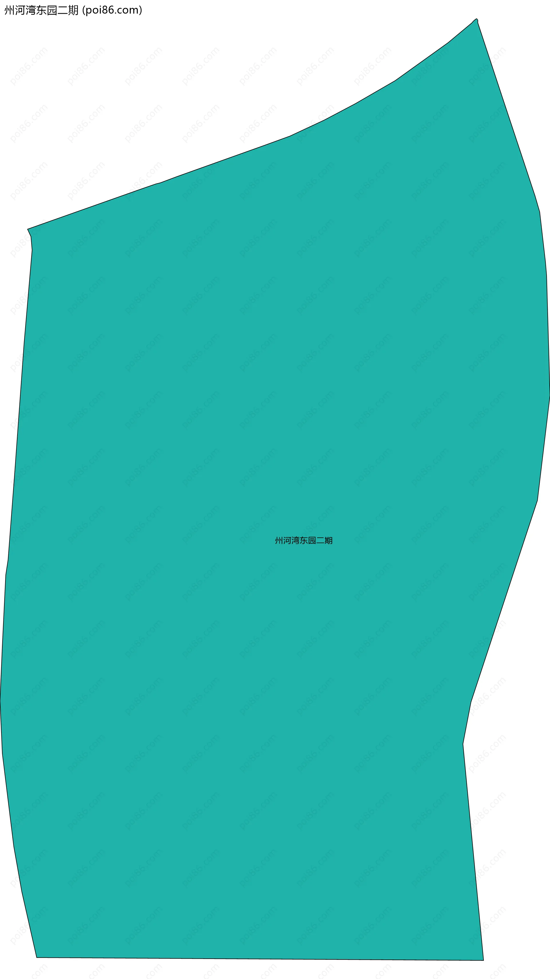 州河湾东园二期边界地图