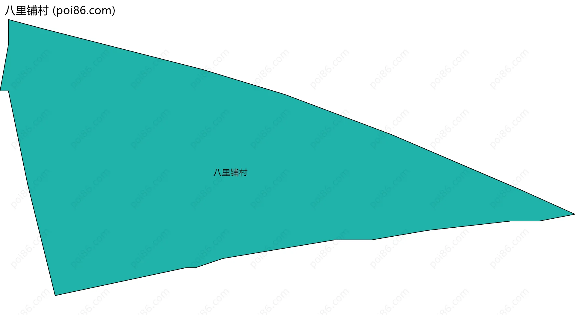 八里铺村边界地图