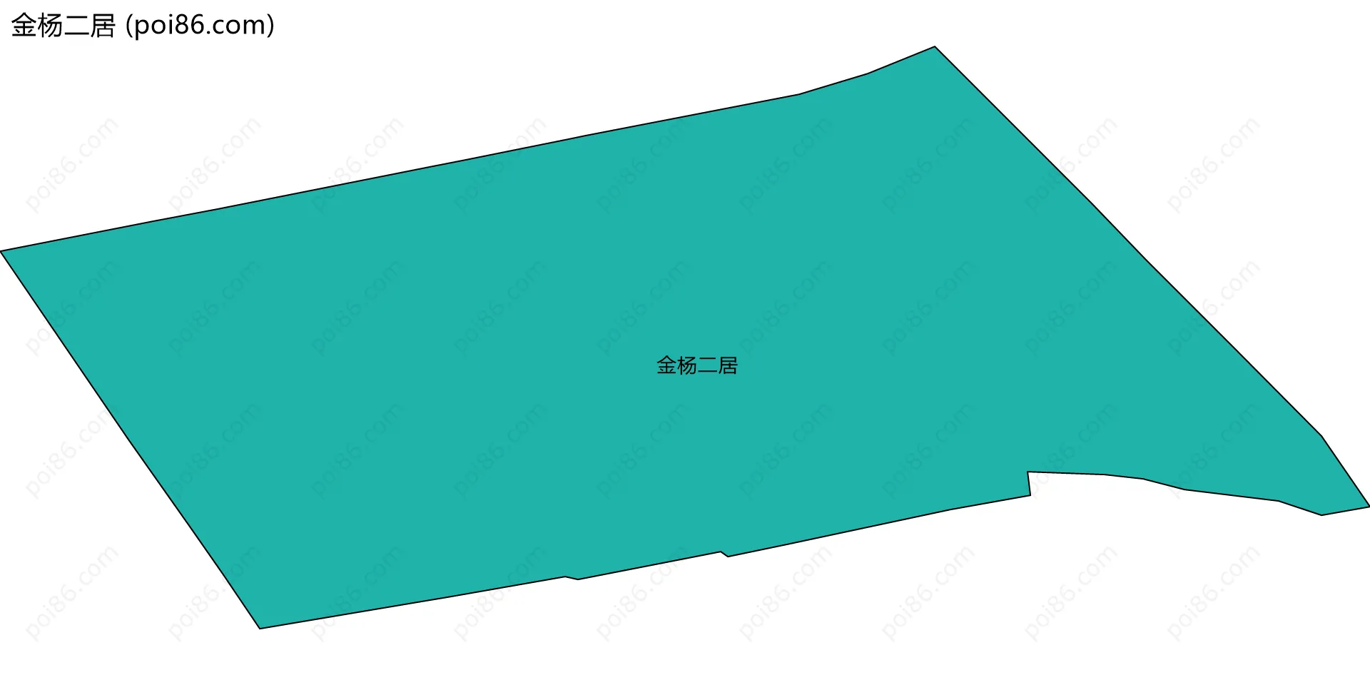 金杨二居边界地图