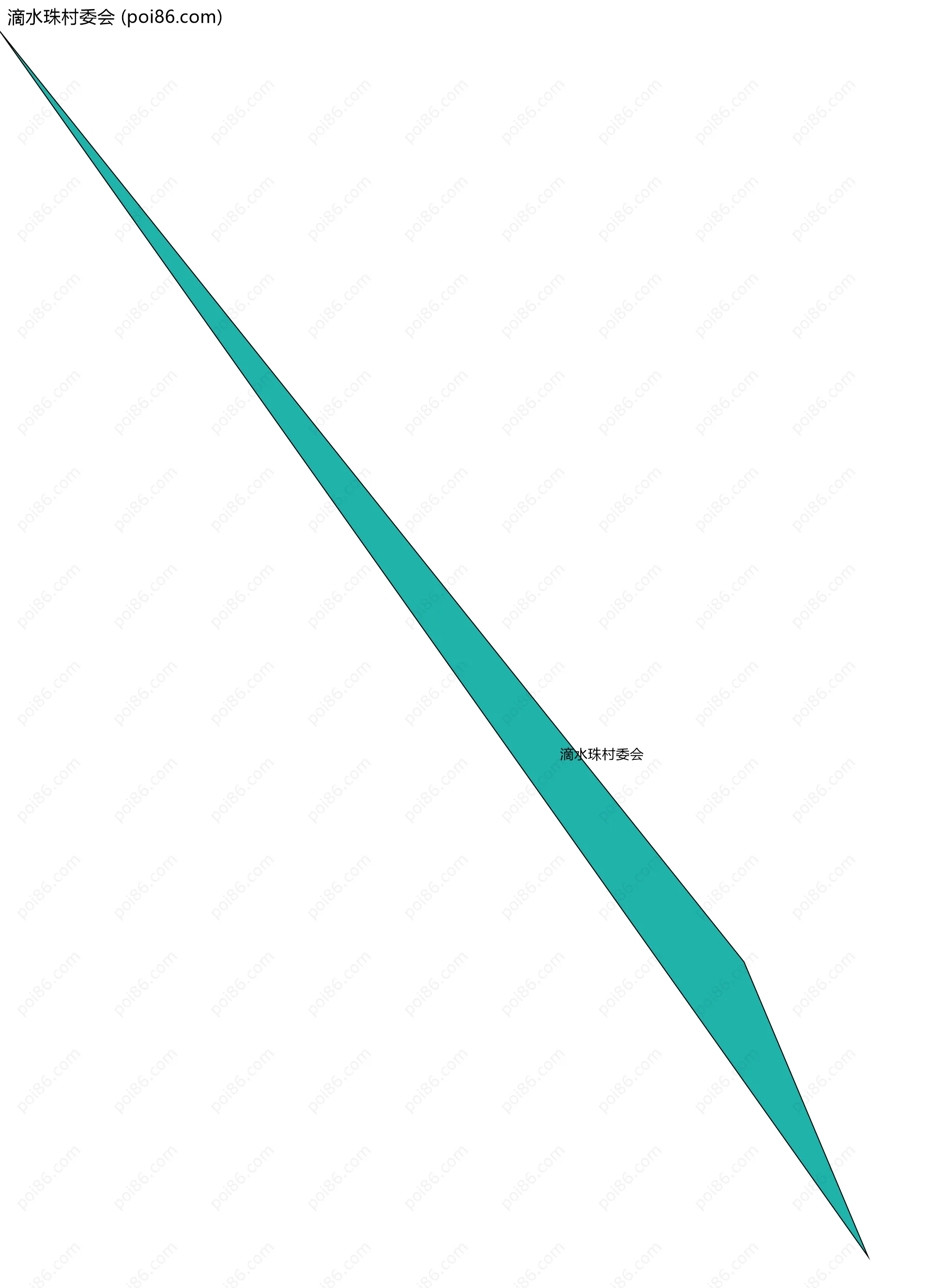 滴水珠村委会边界地图