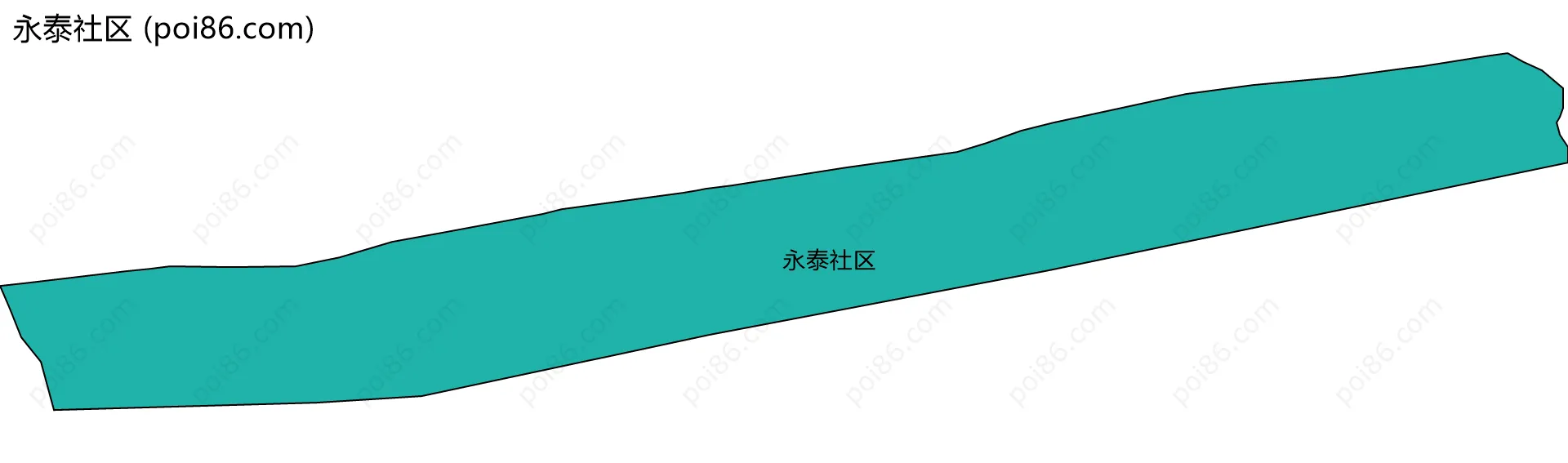 永泰社区边界地图