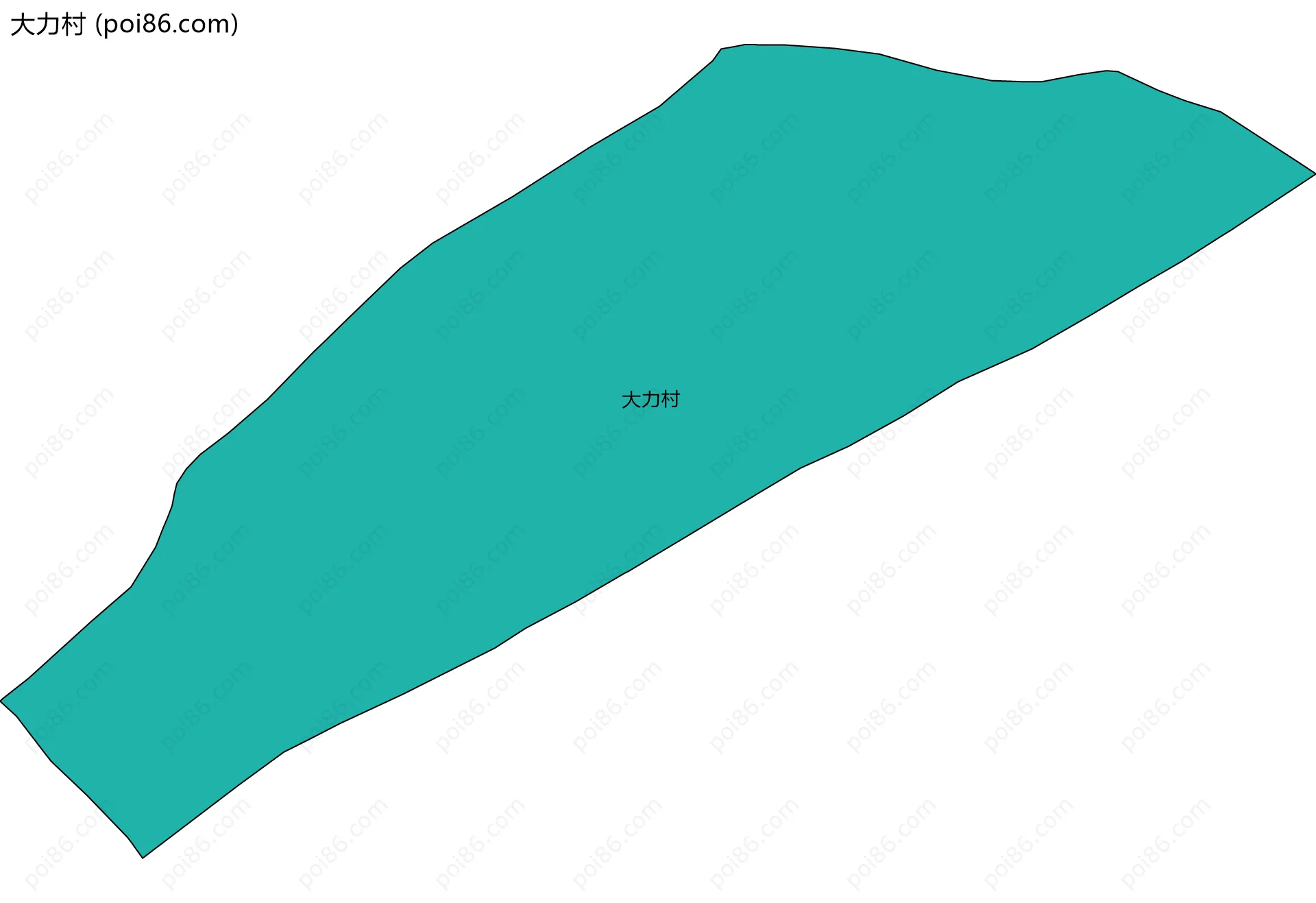 大力村边界地图