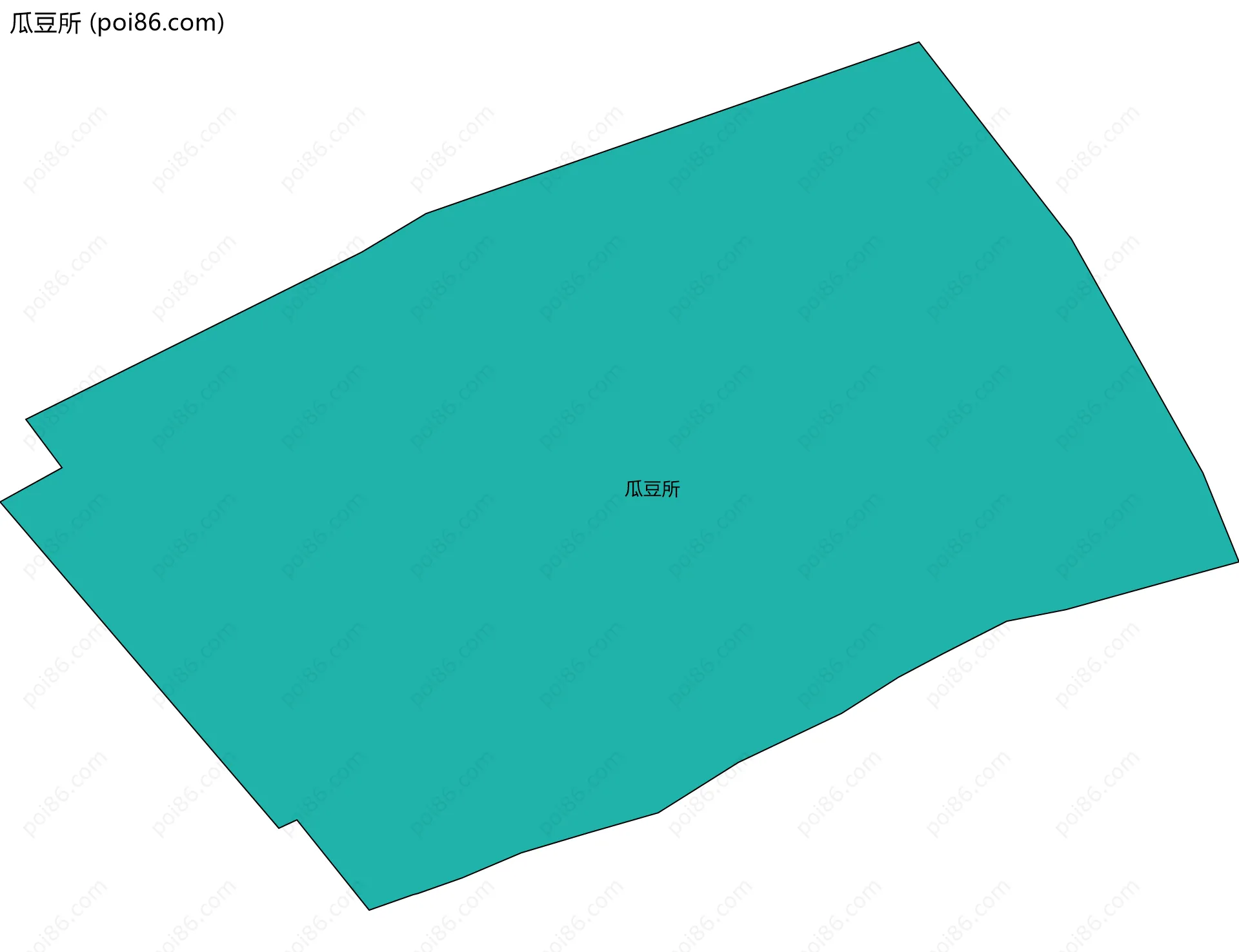 瓜豆所边界地图