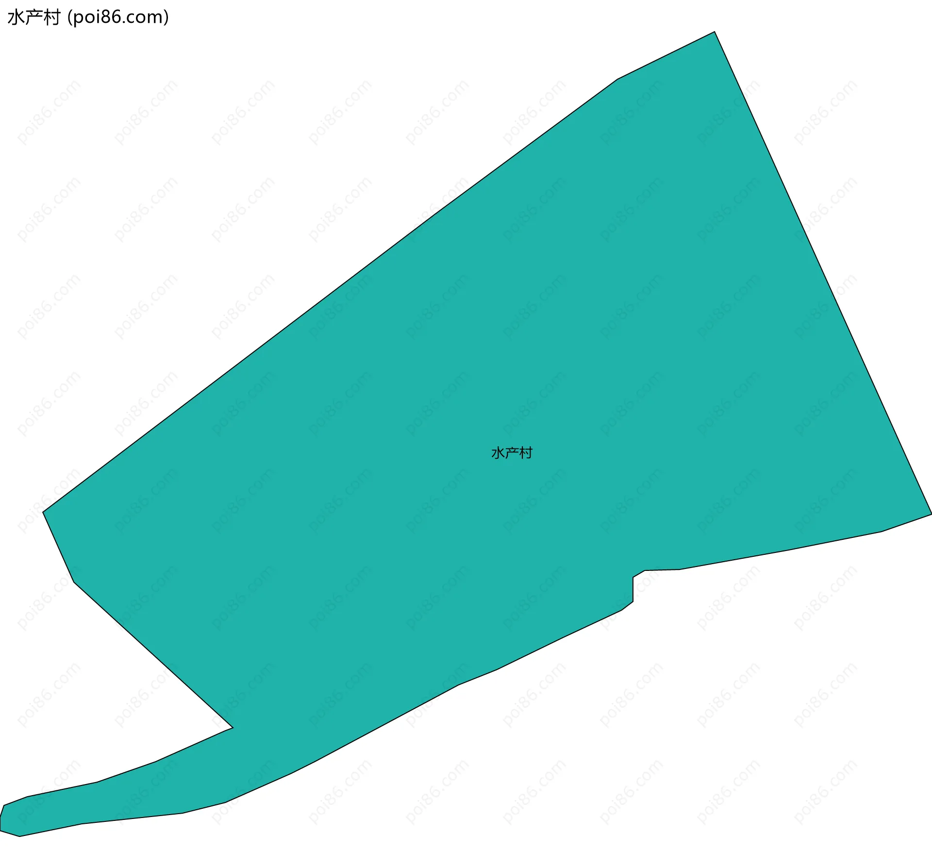 水产村边界地图