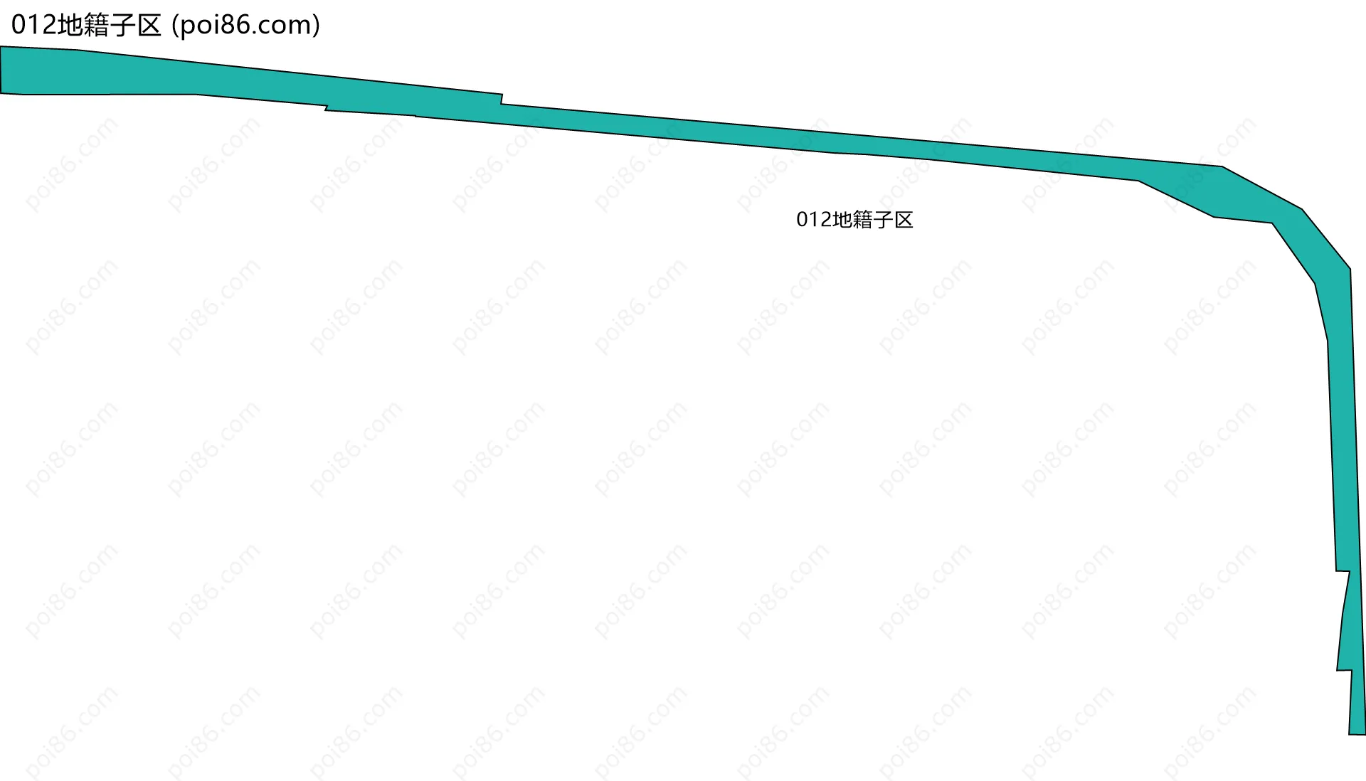 012地籍子区边界地图
