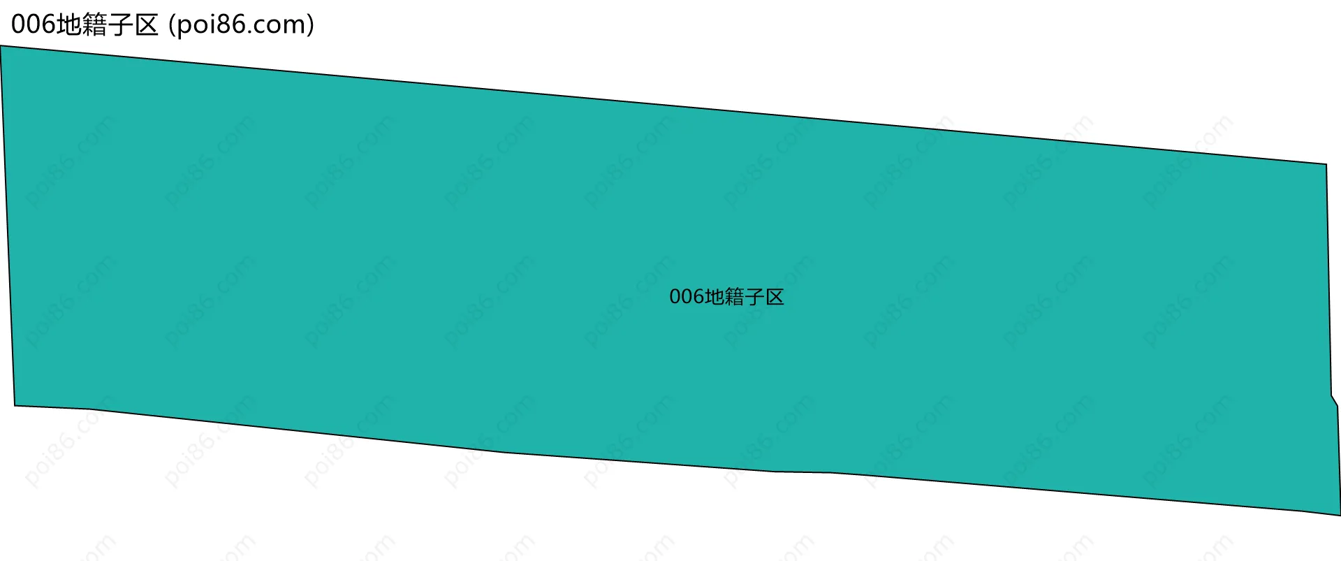 006地籍子区边界地图