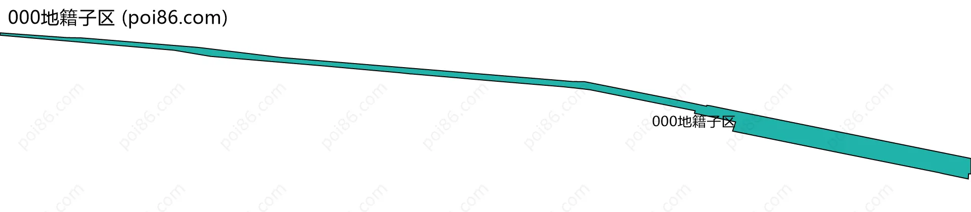 000地籍子区边界地图