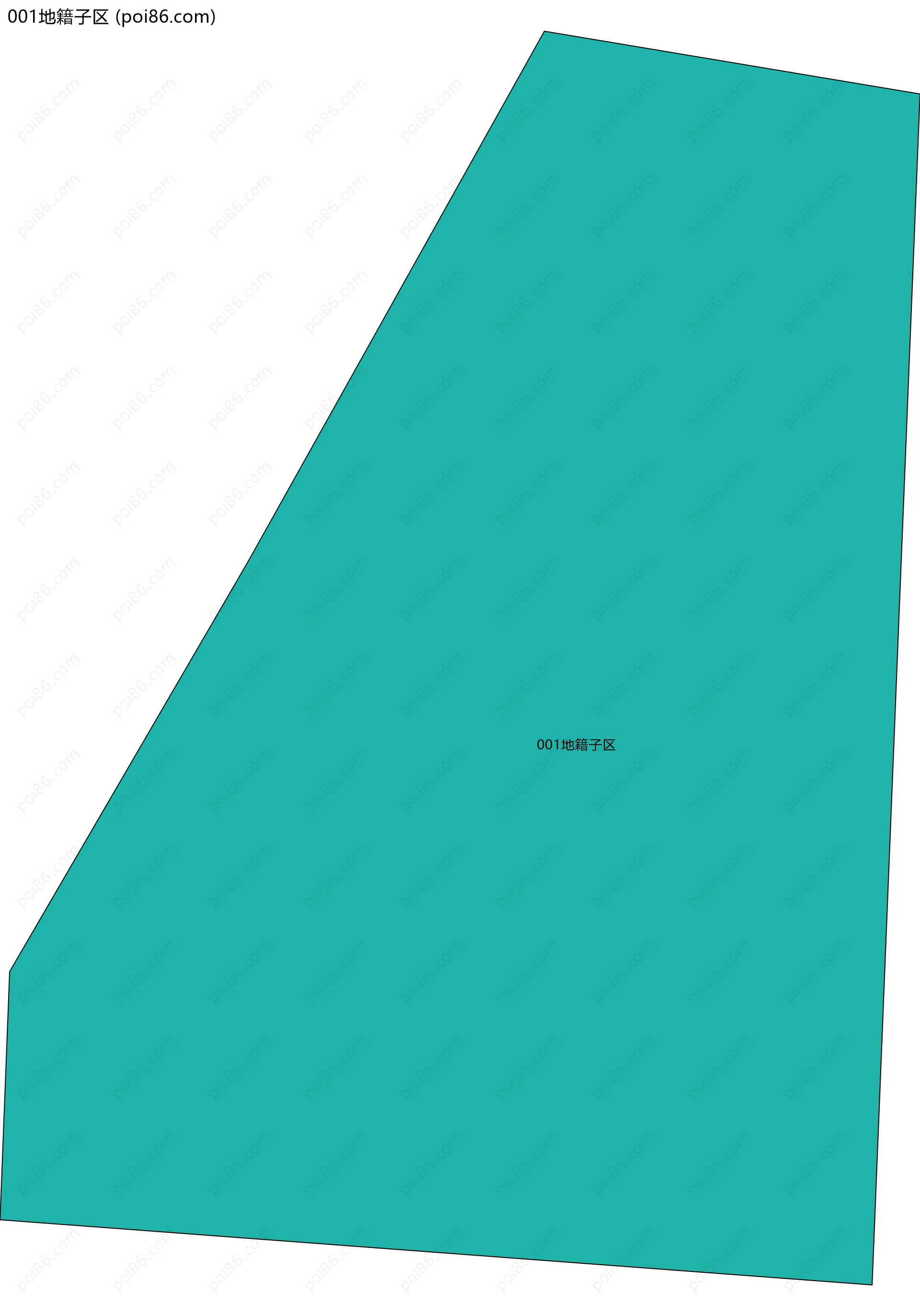 001地籍子区边界地图