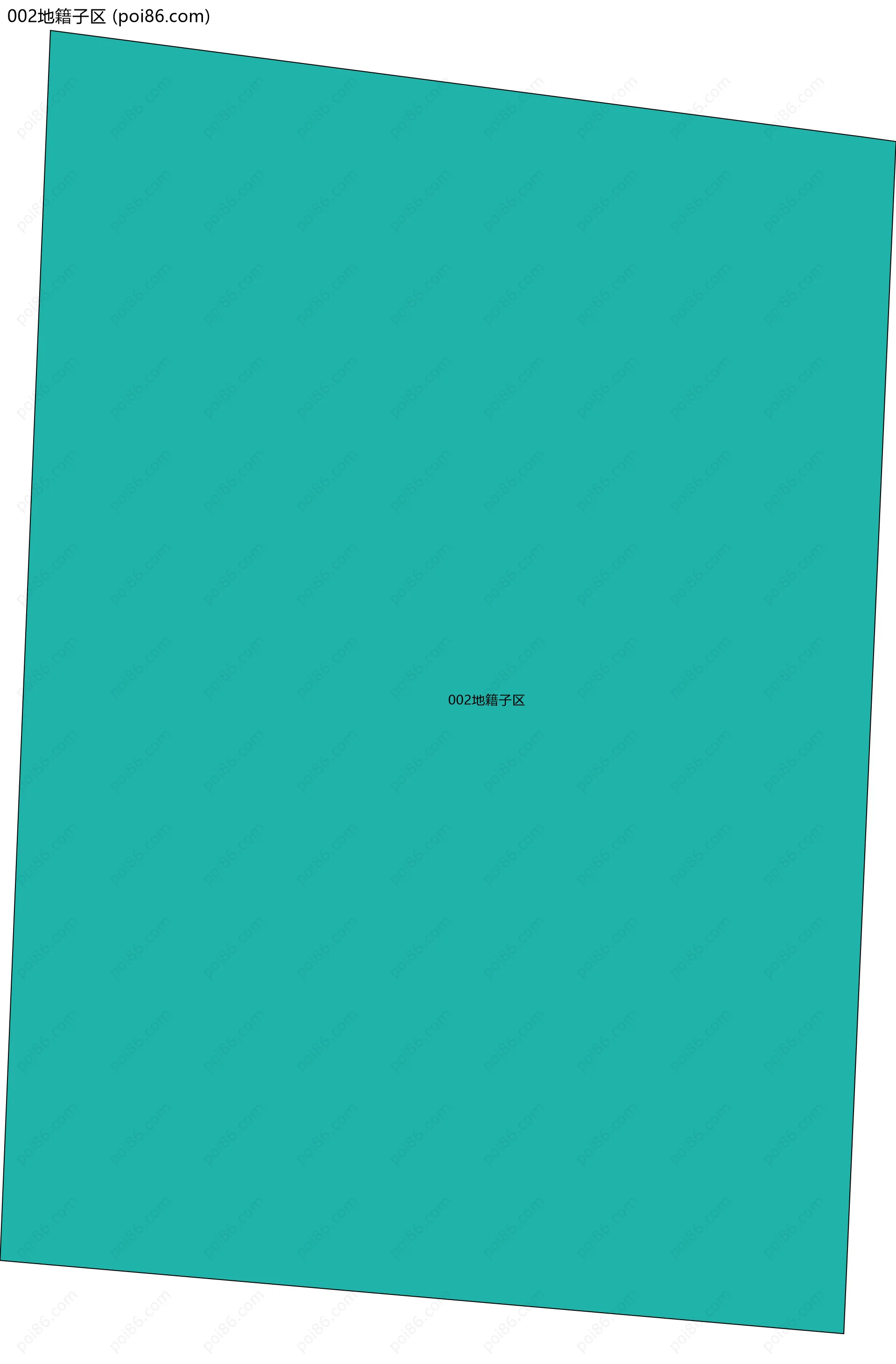 002地籍子区边界地图