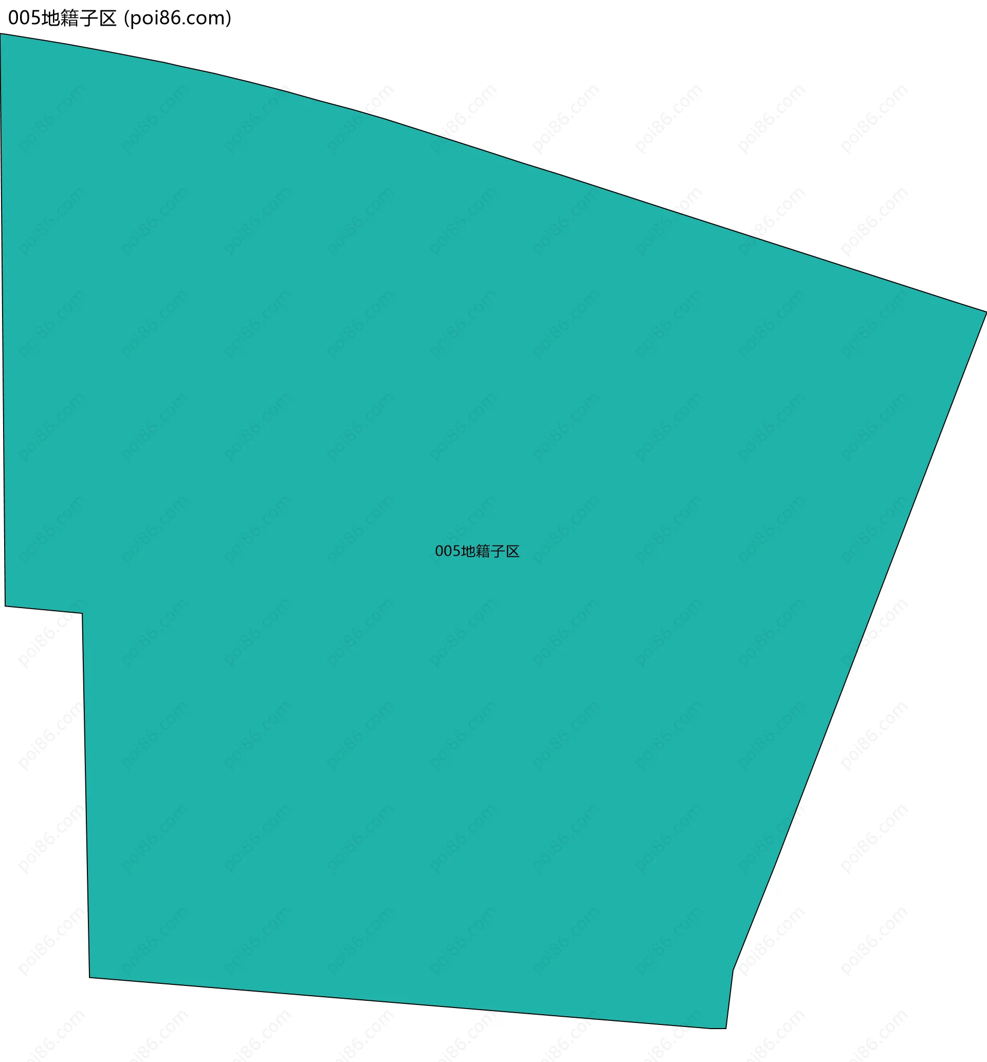 005地籍子区边界地图