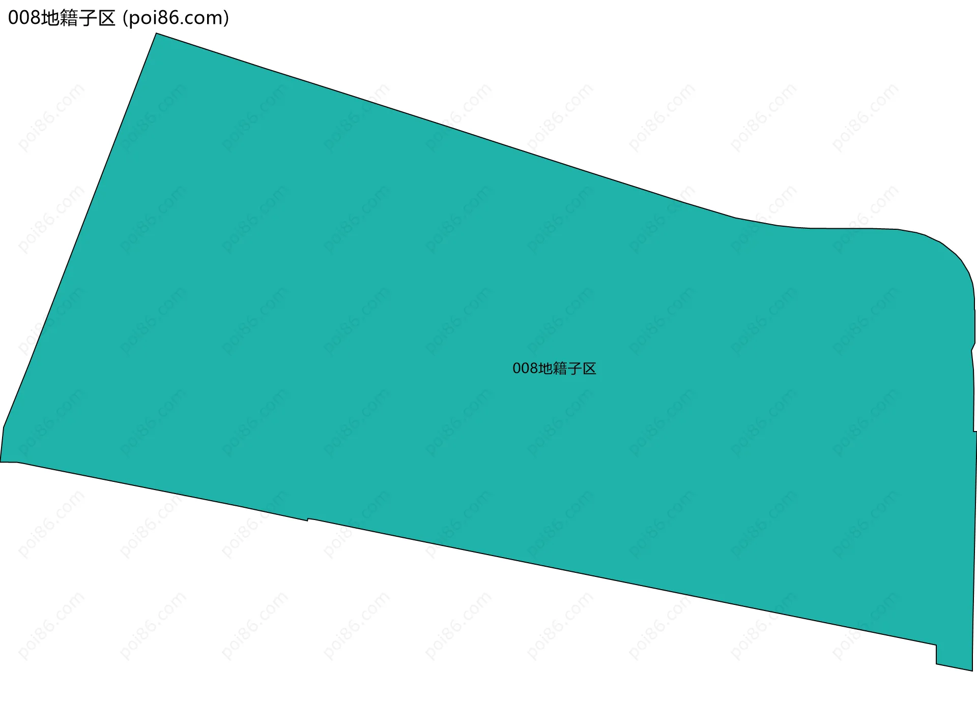 008地籍子区边界地图
