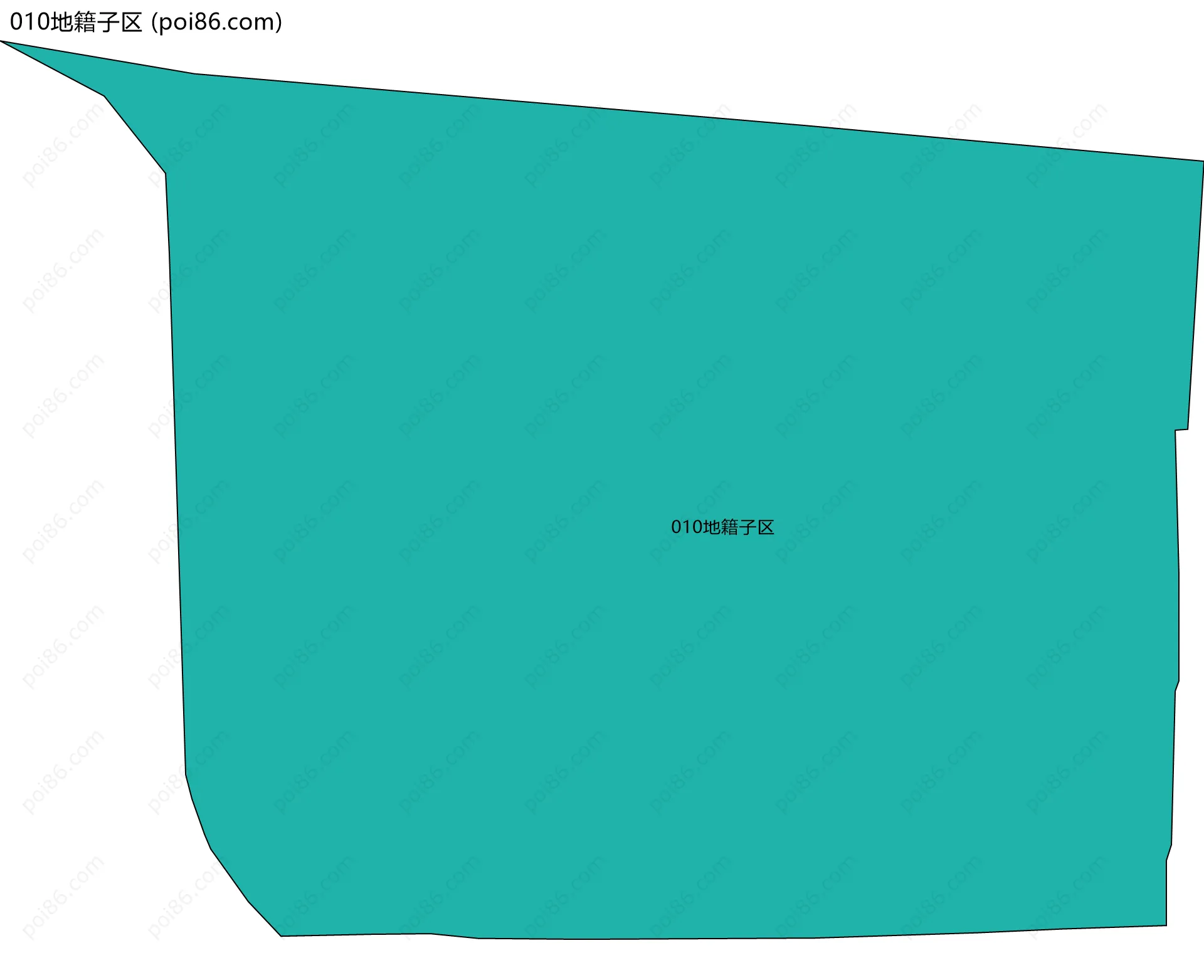 010地籍子区边界地图