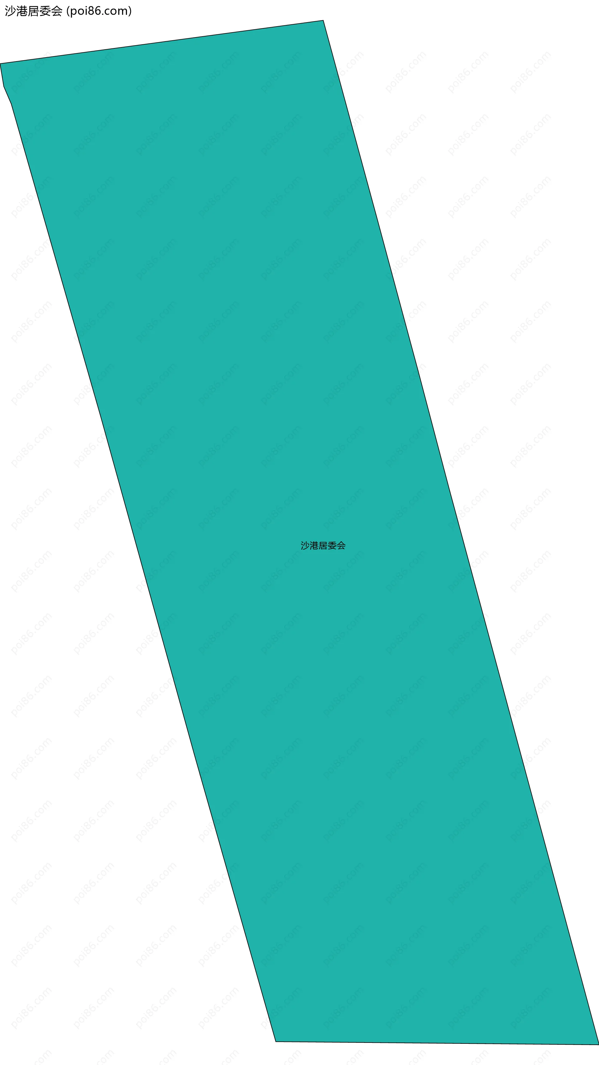 沙港居委会边界地图