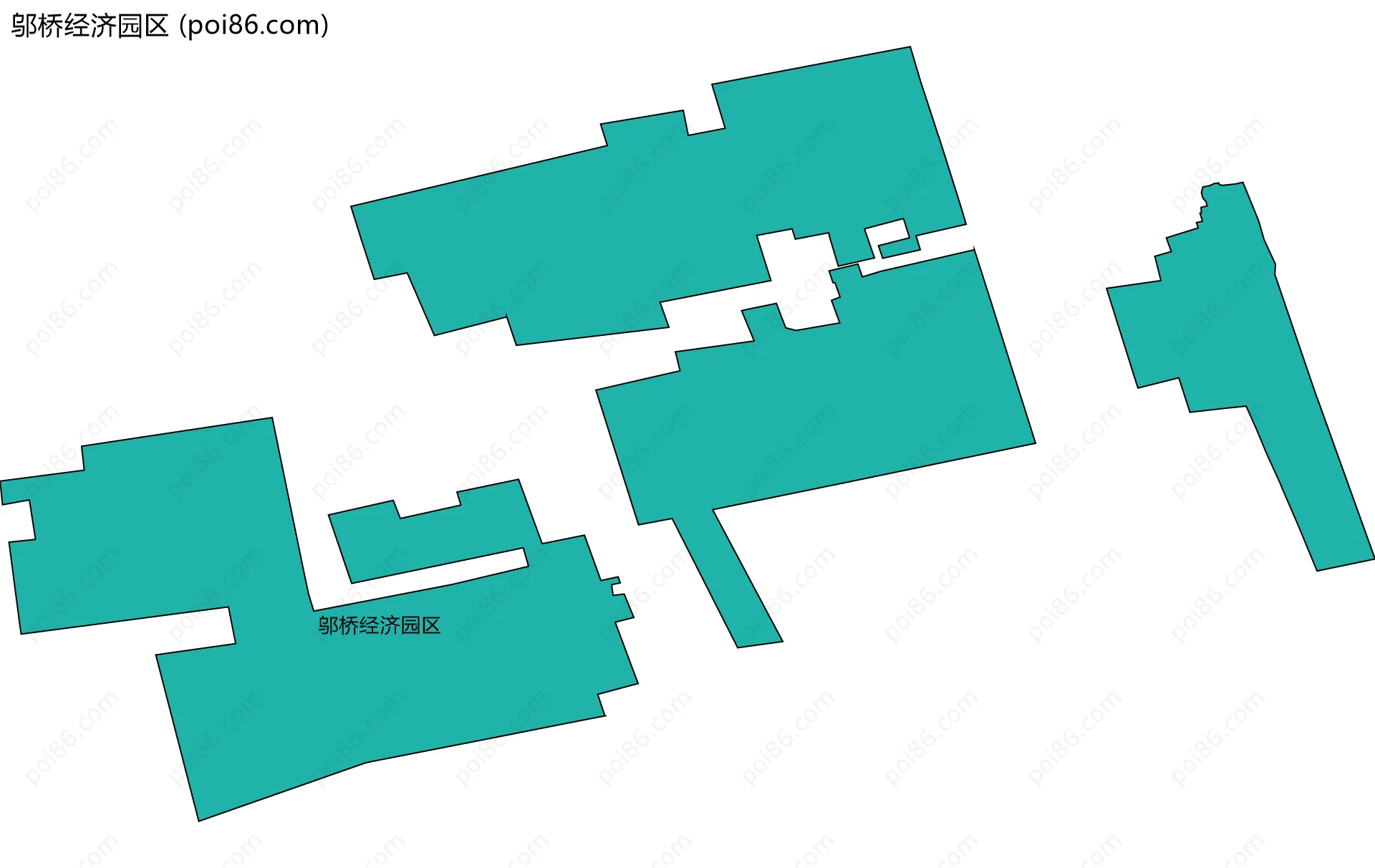 邬桥经济园区边界地图