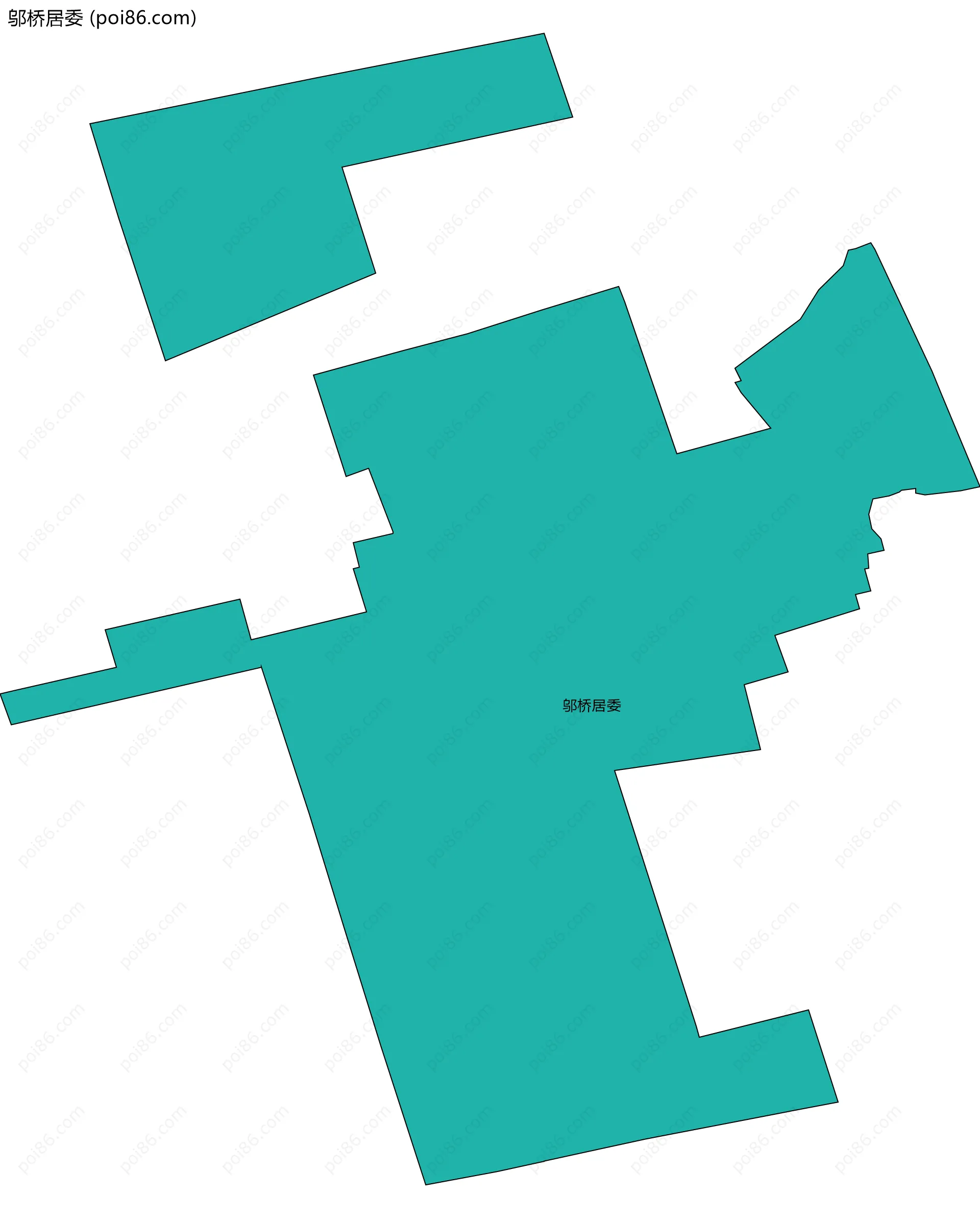 邬桥居委边界地图