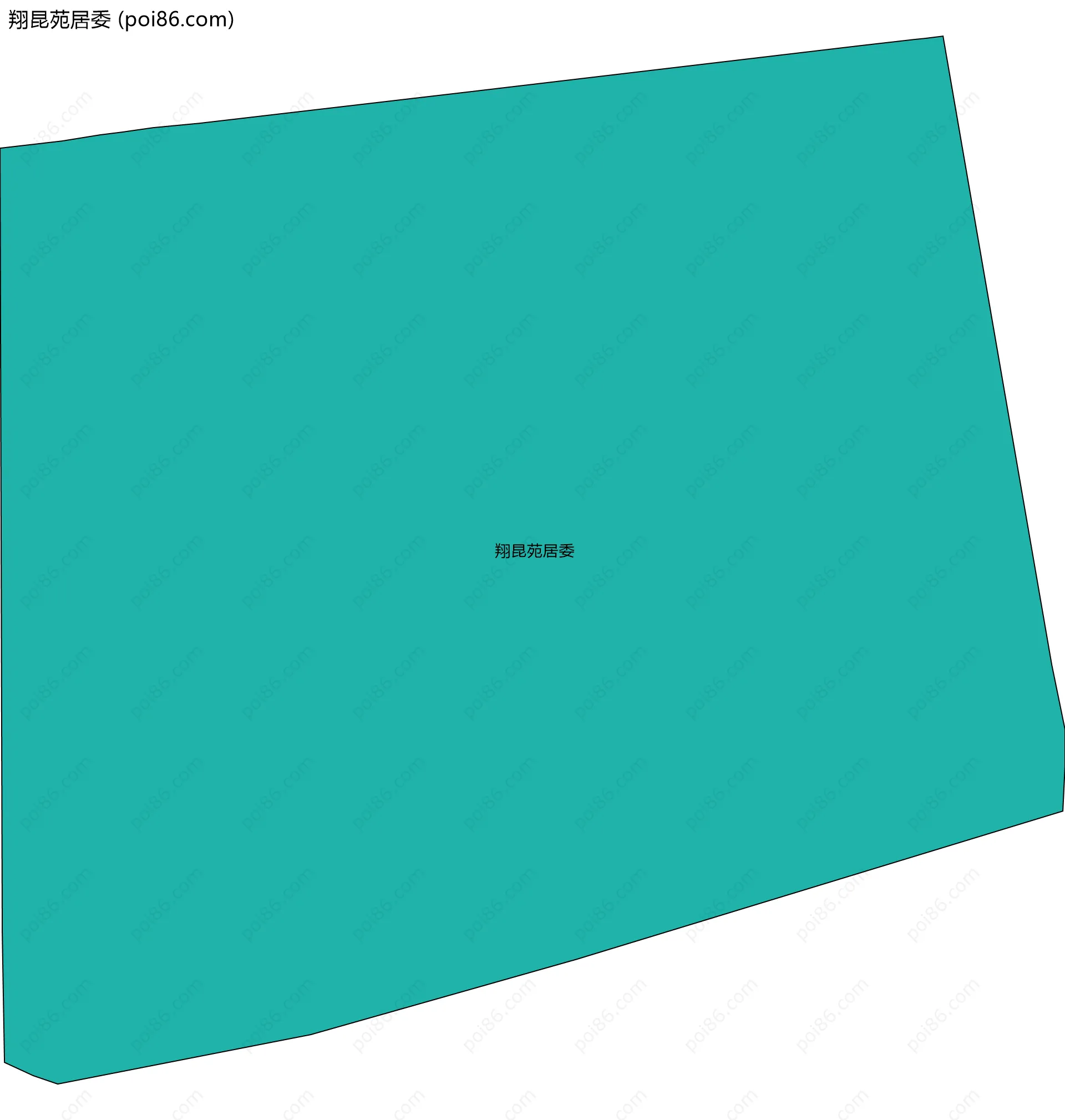 翔昆苑居委边界地图