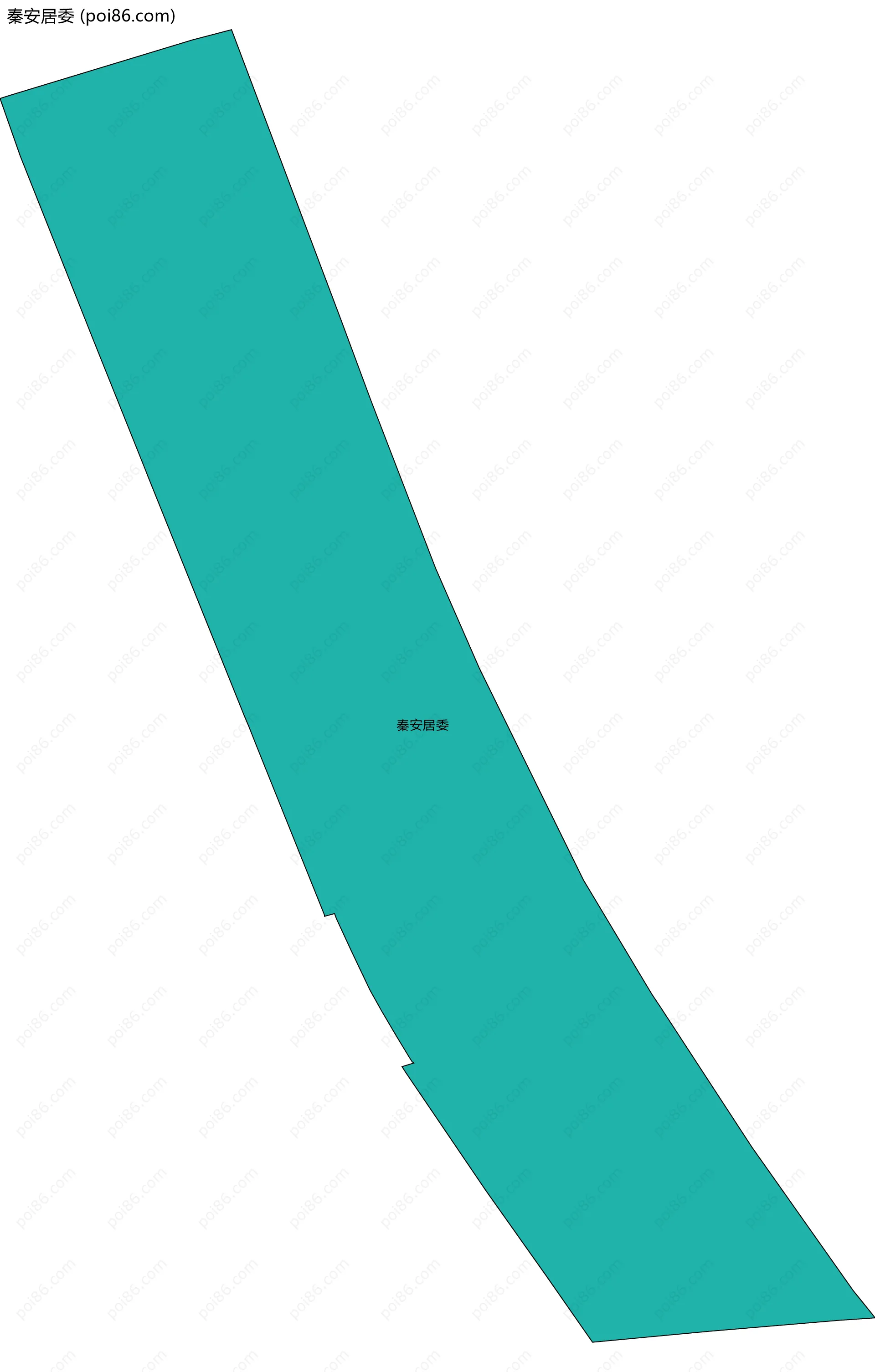 秦安居委边界地图