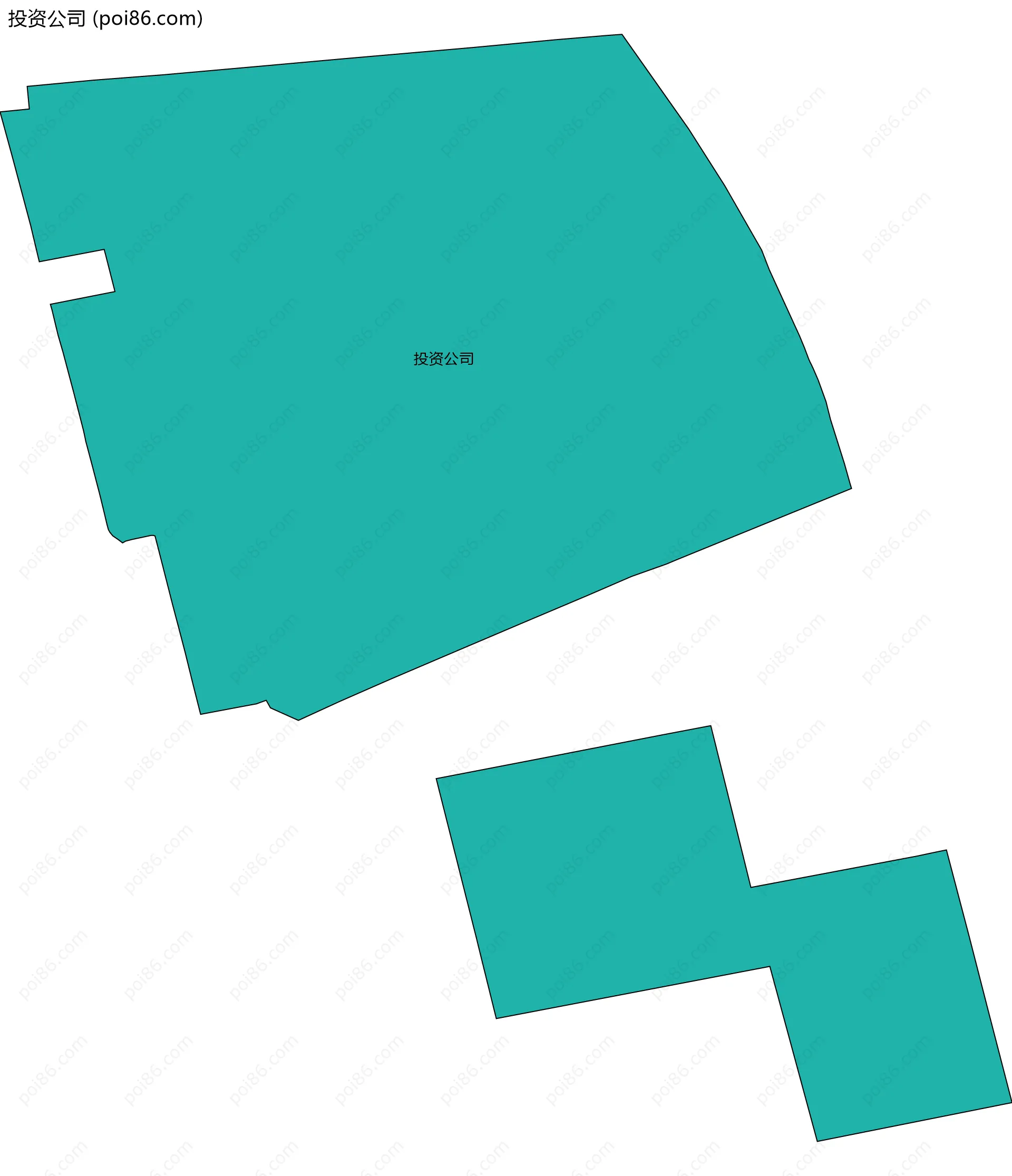 投资公司边界地图