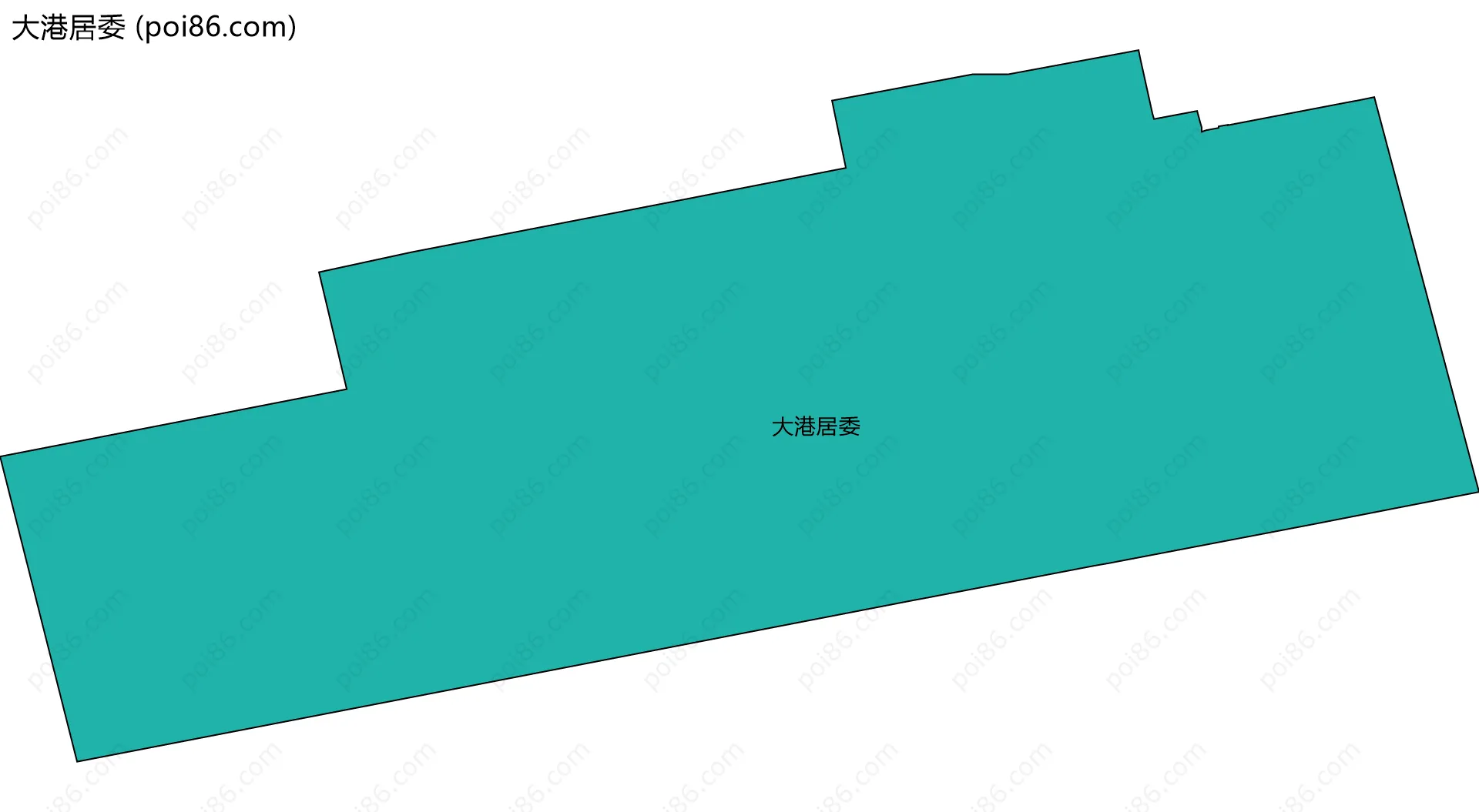 大港居委边界地图