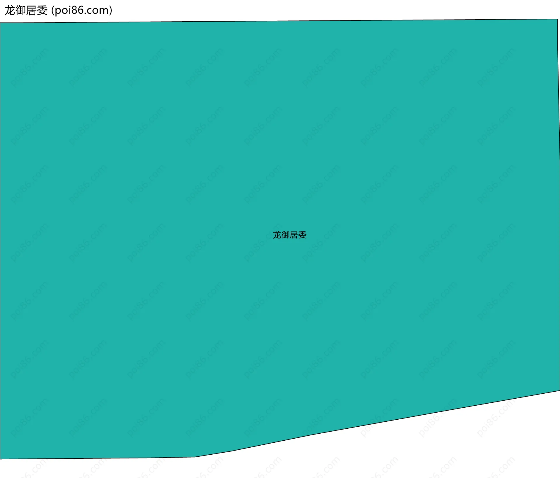 龙御居委边界地图