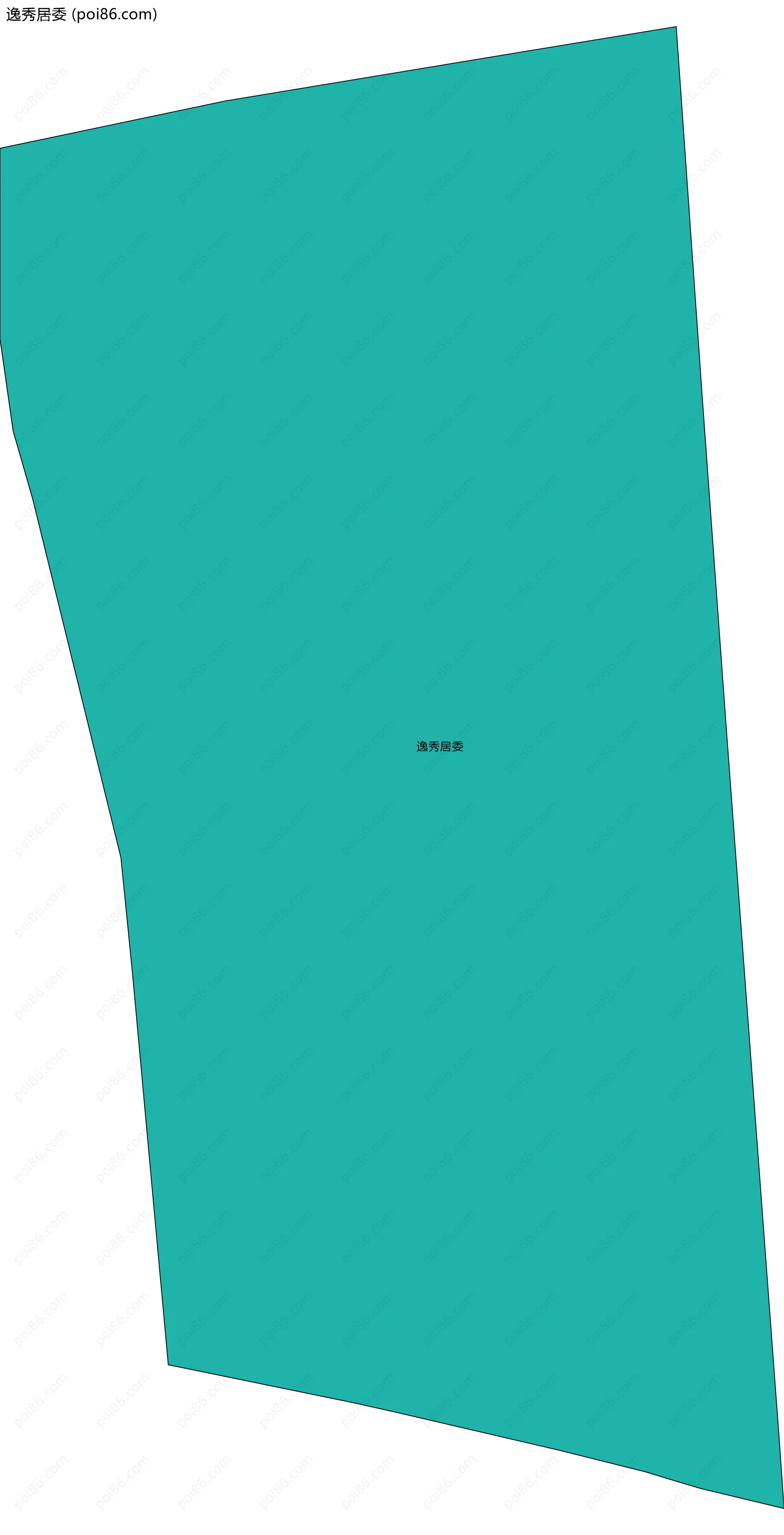 逸秀居委边界地图