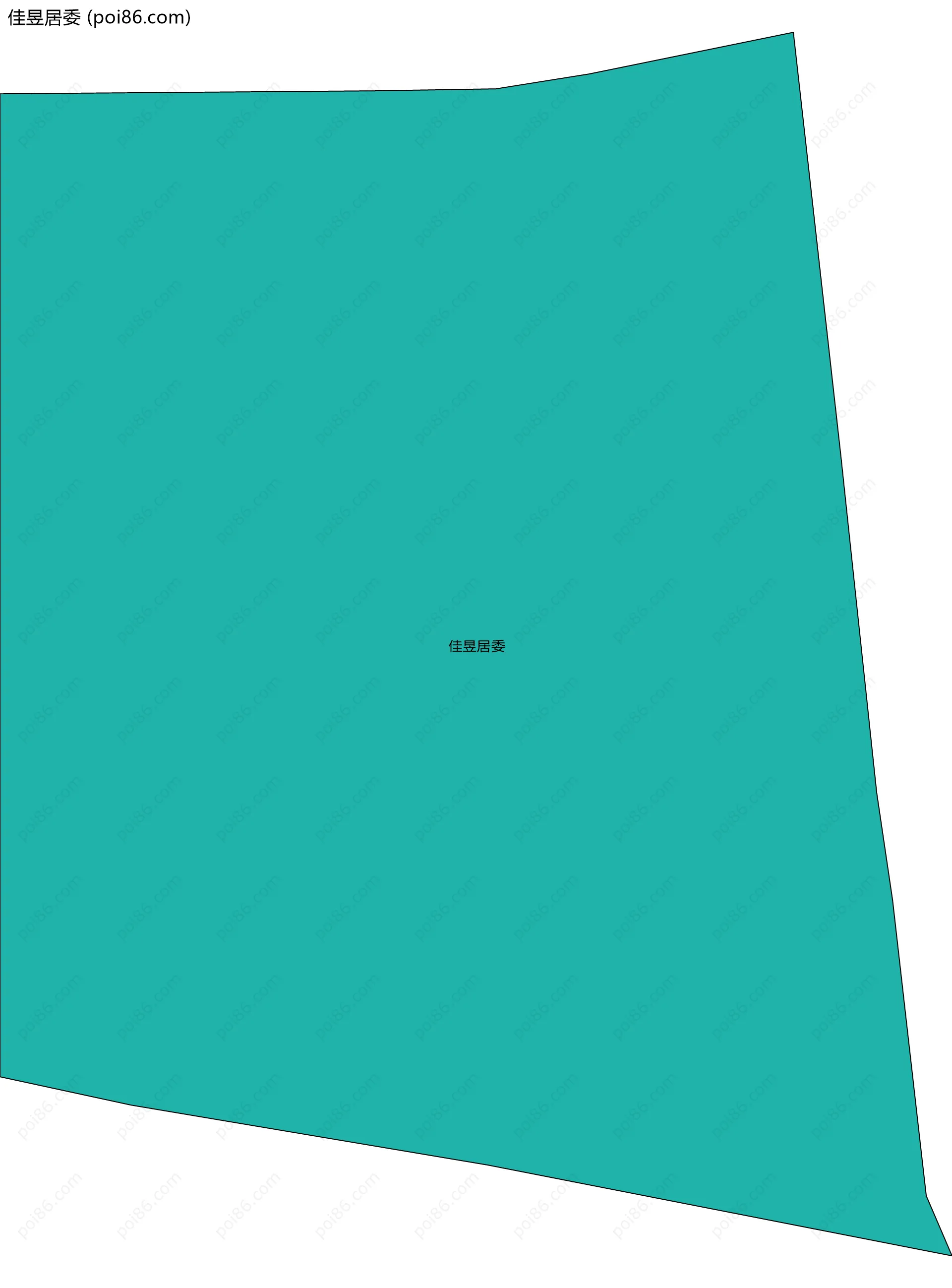 佳昱居委边界地图