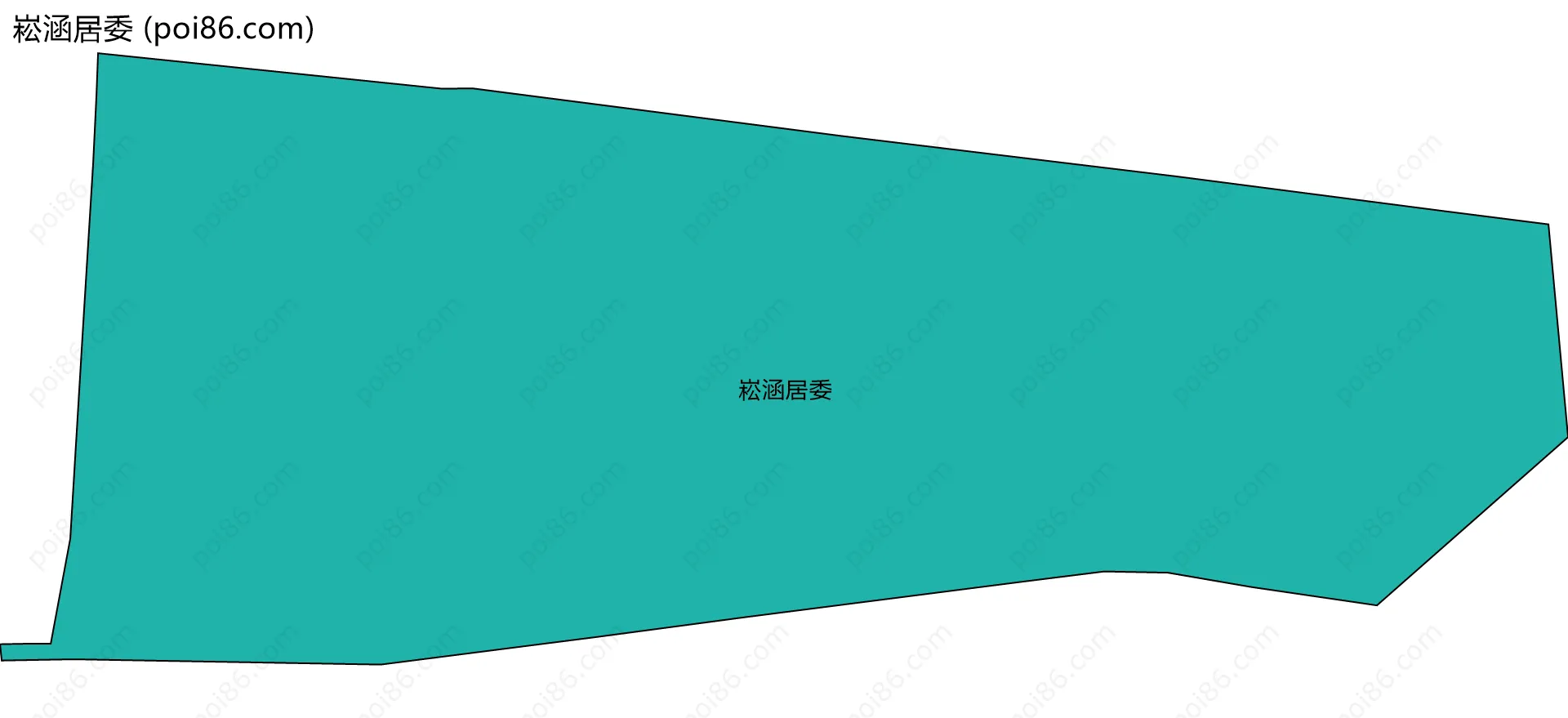 崧涵居委边界地图