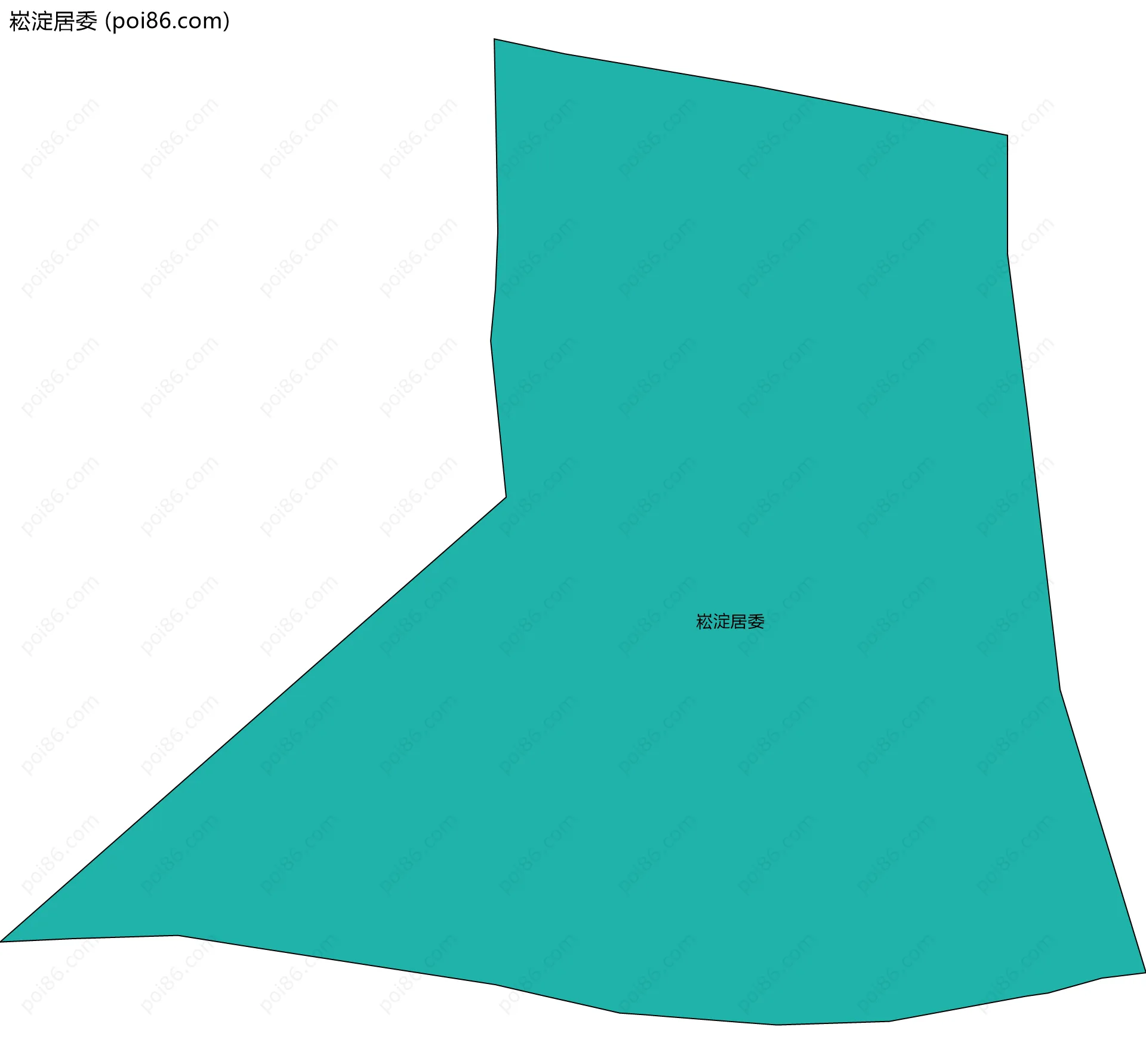 崧淀居委边界地图