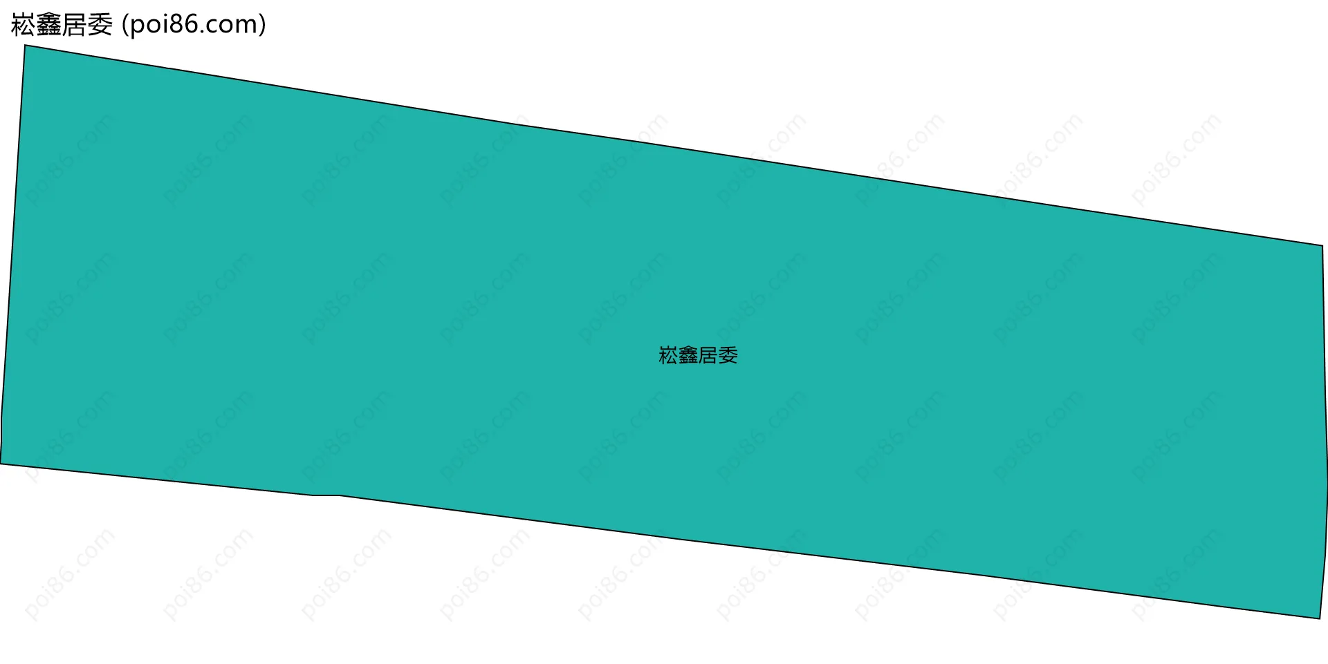 崧鑫居委边界地图