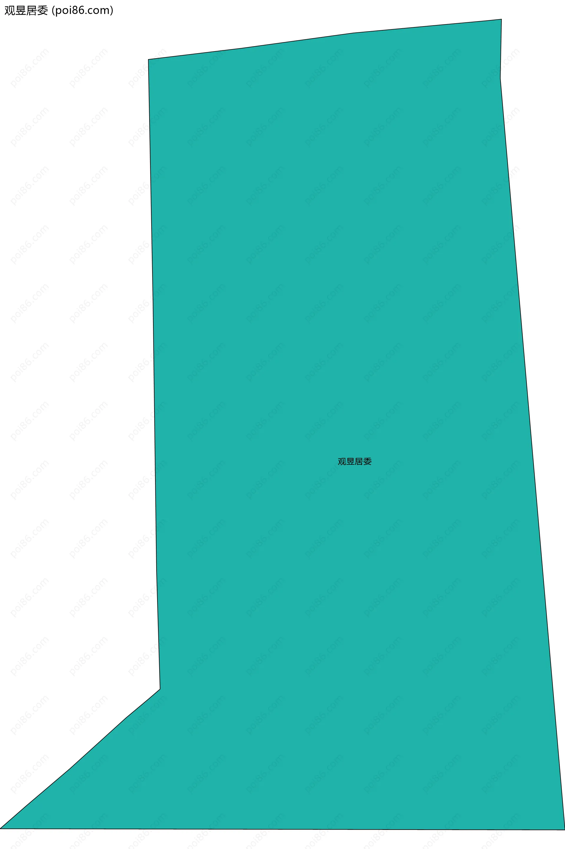 观昱居委边界地图