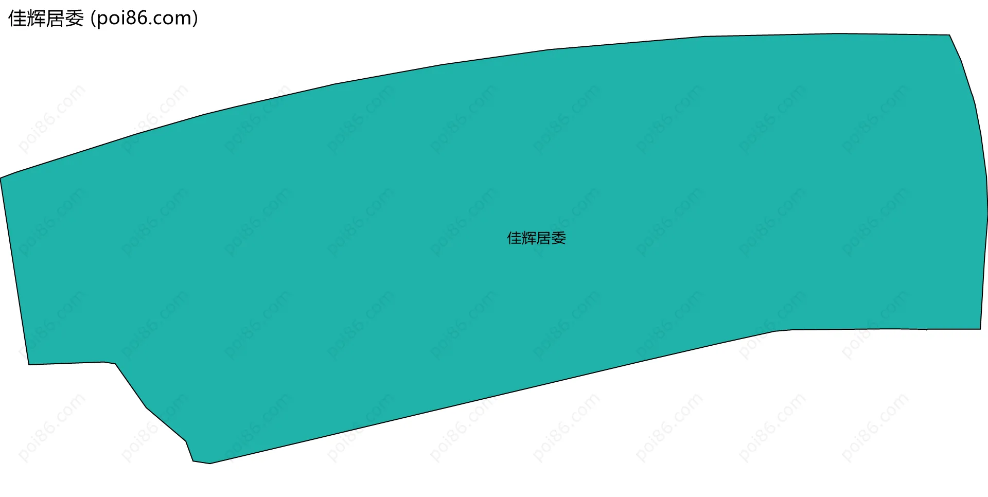 佳辉居委边界地图