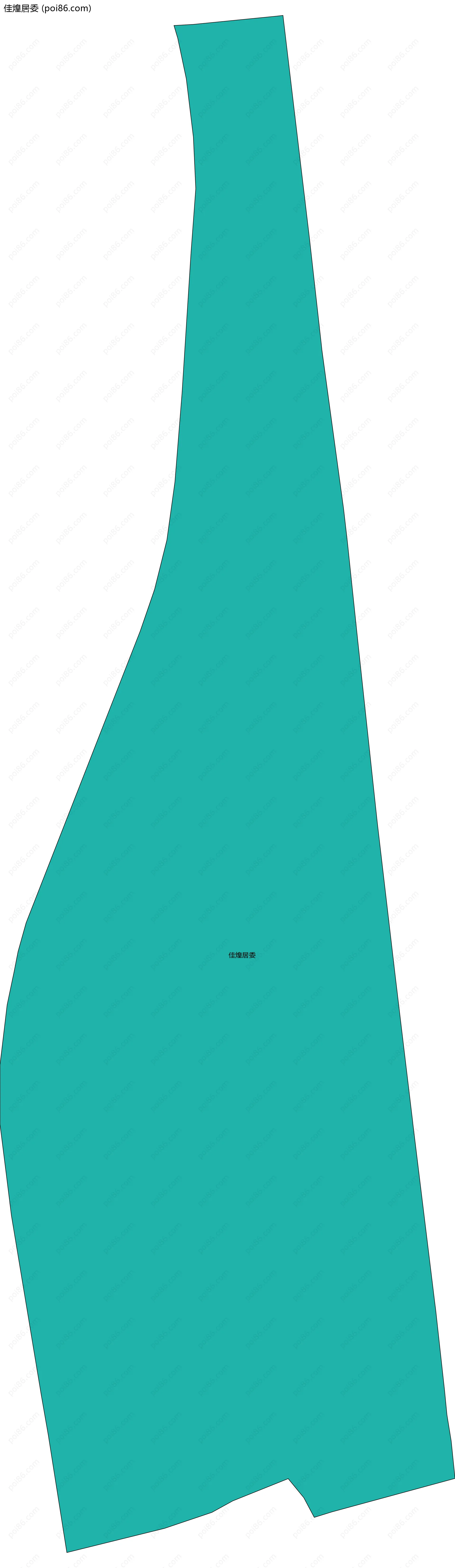 佳煌居委边界地图