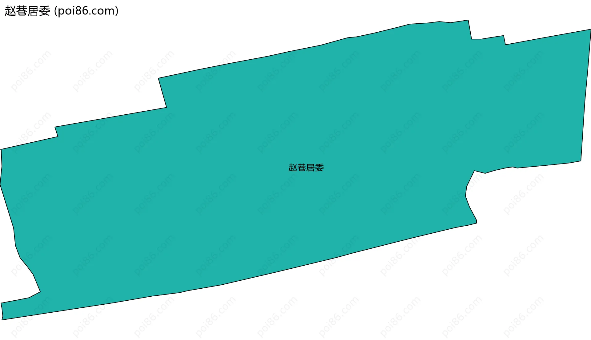赵巷居委边界地图