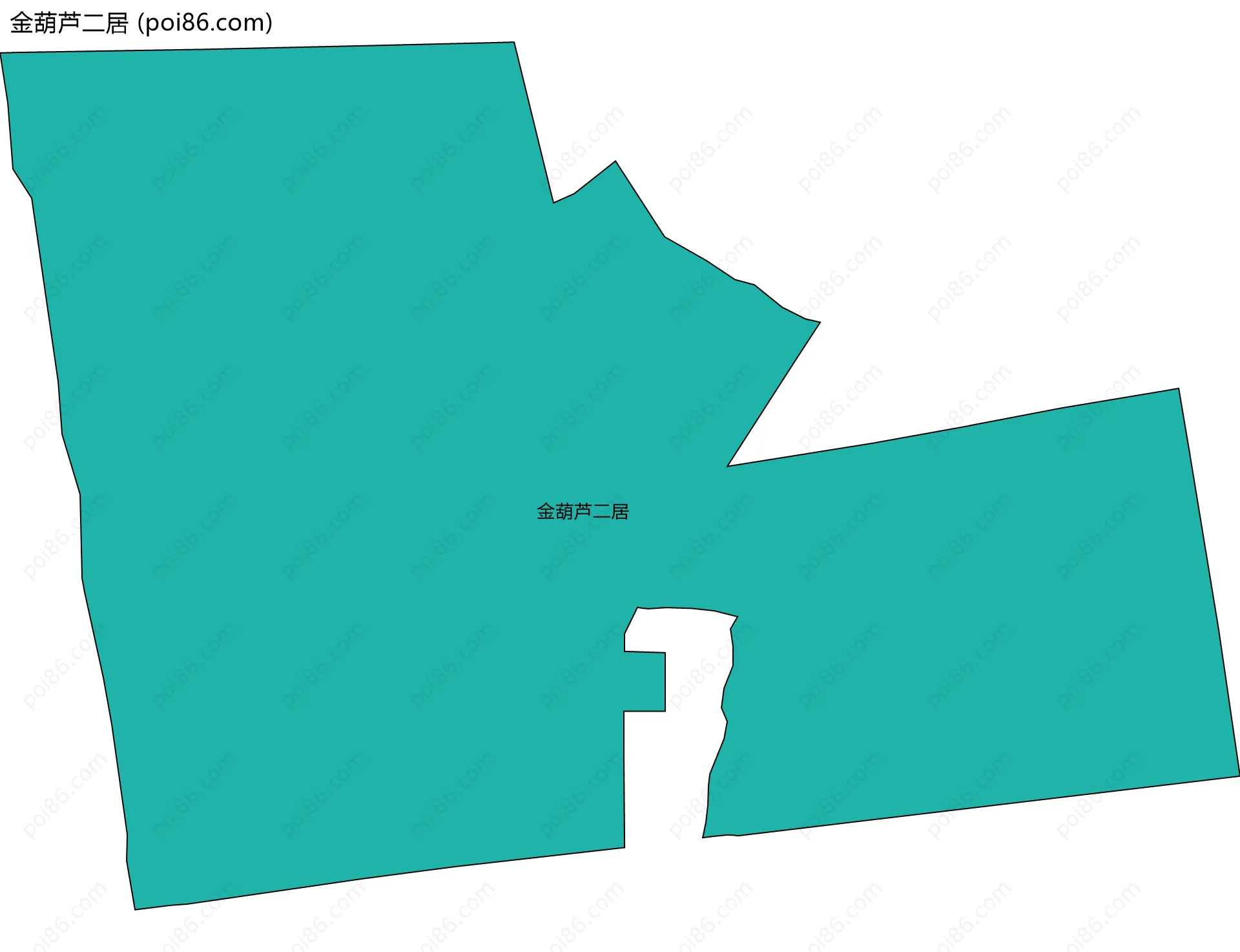 金葫芦二居边界地图
