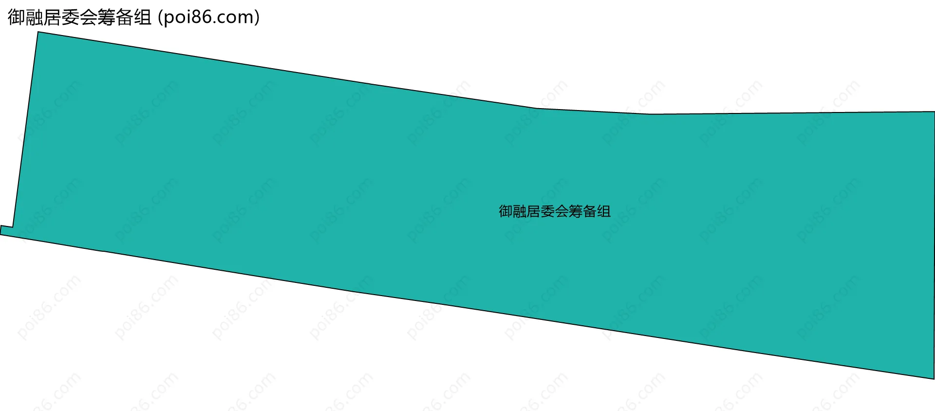 御融居委会筹备组边界地图