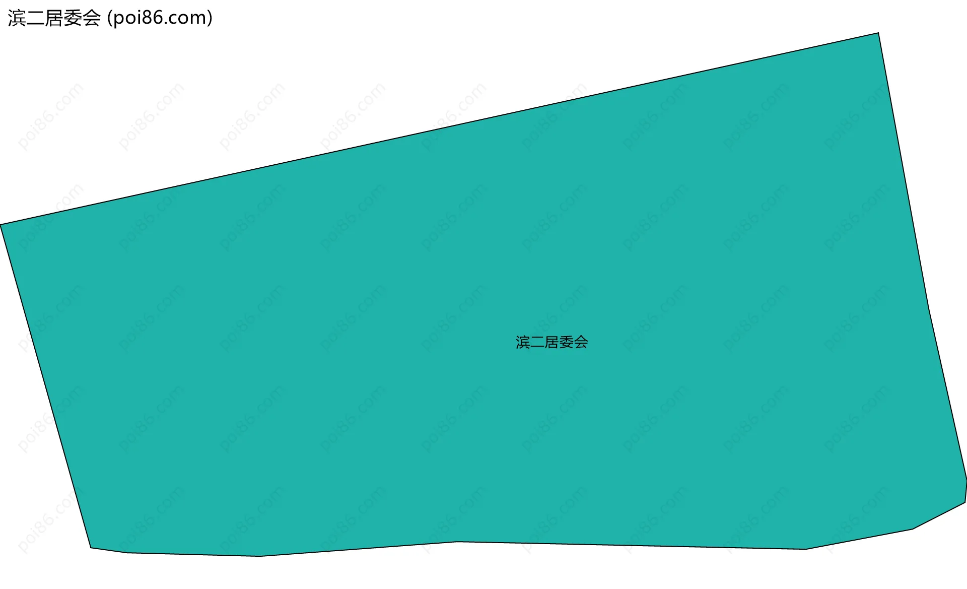 滨二居委会边界地图