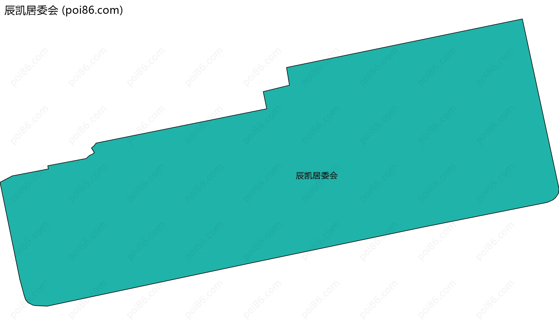 辰凯居委会边界地图