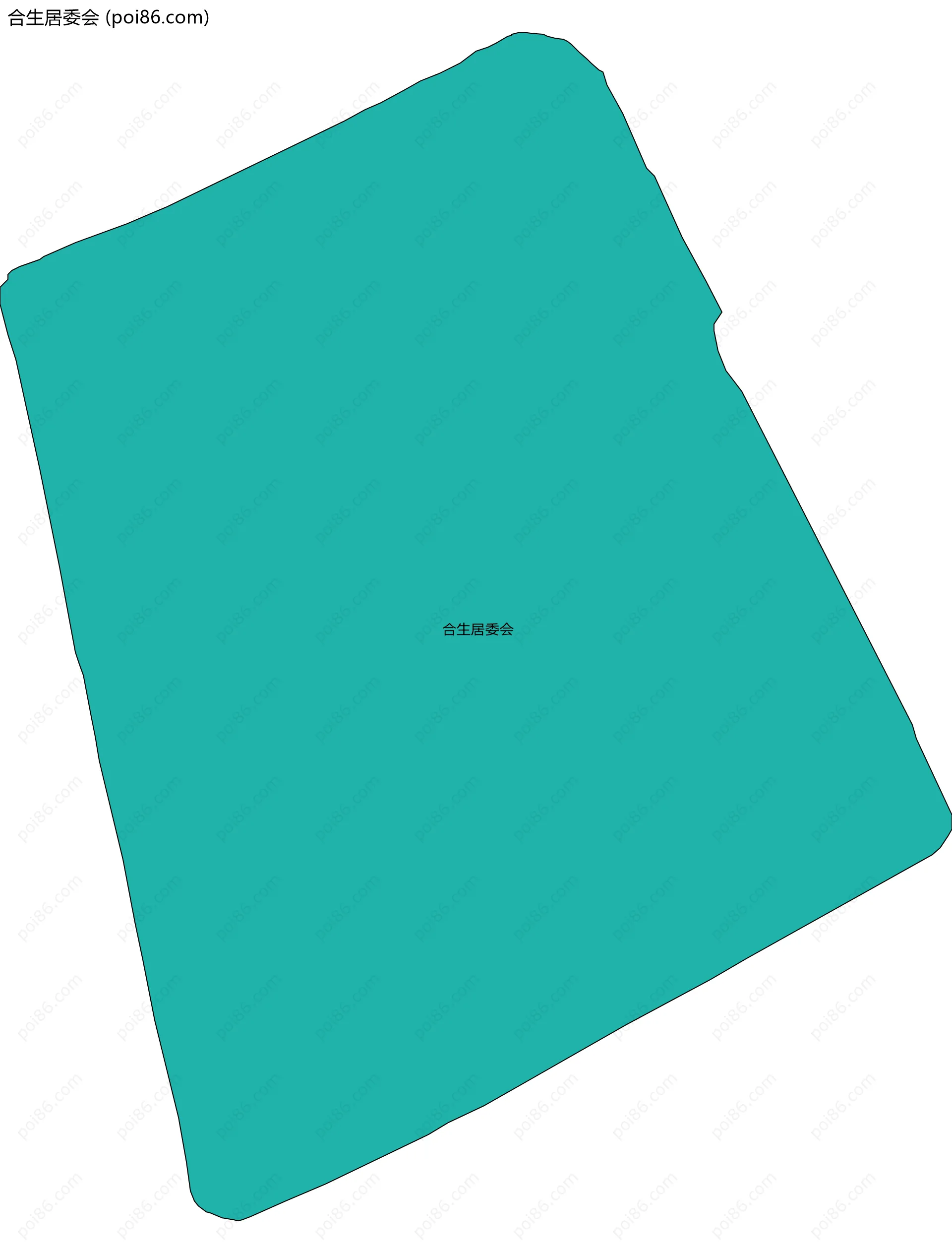 合生居委会边界地图