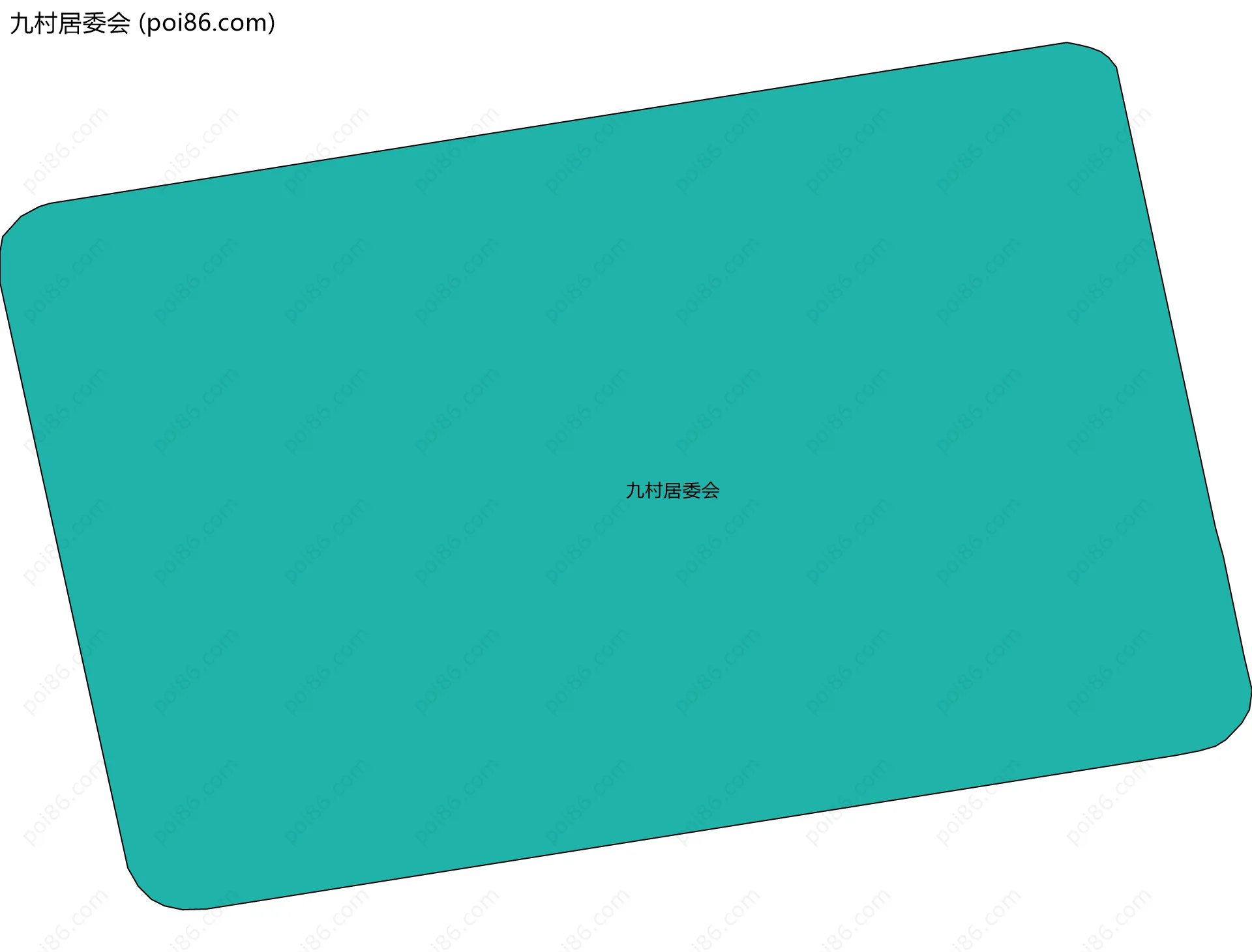 九村居委会边界地图