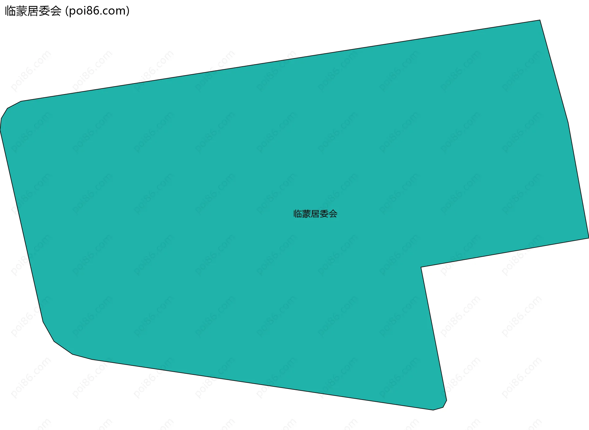 临蒙居委会边界地图