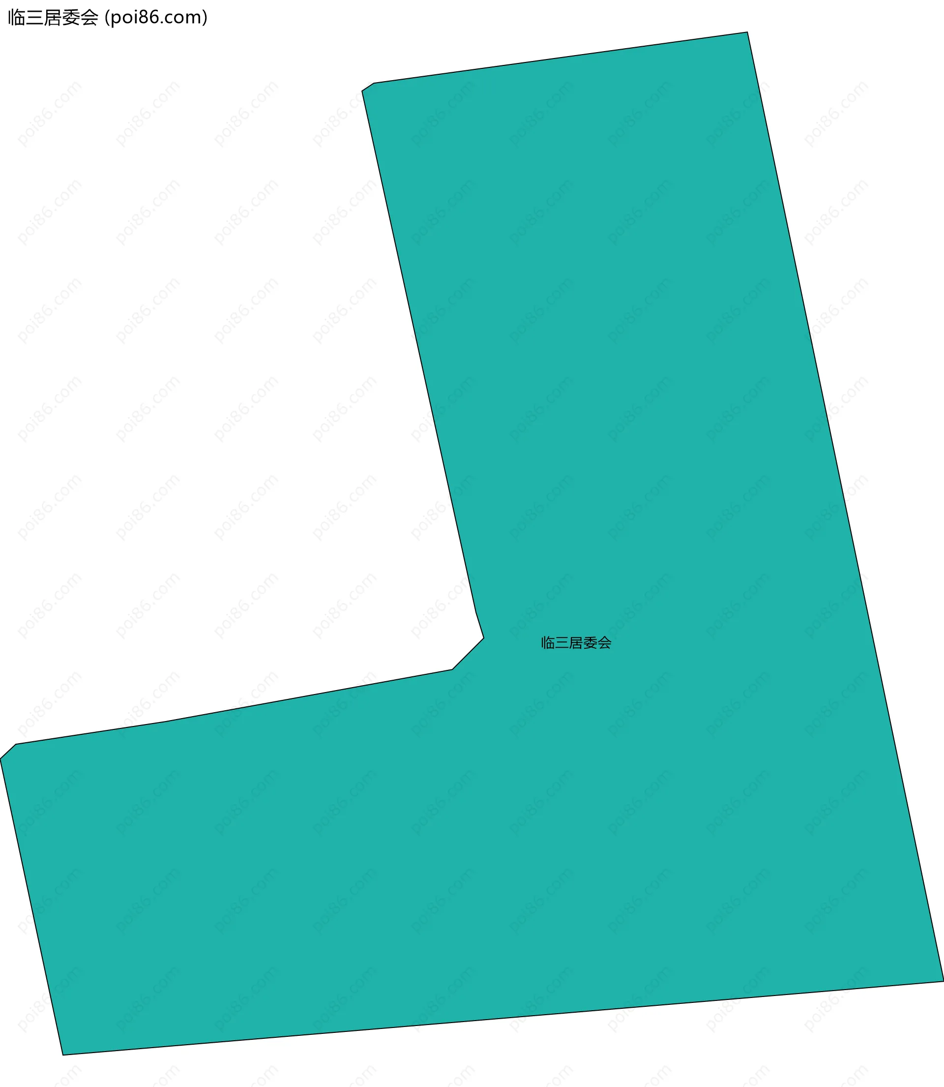 临三居委会边界地图