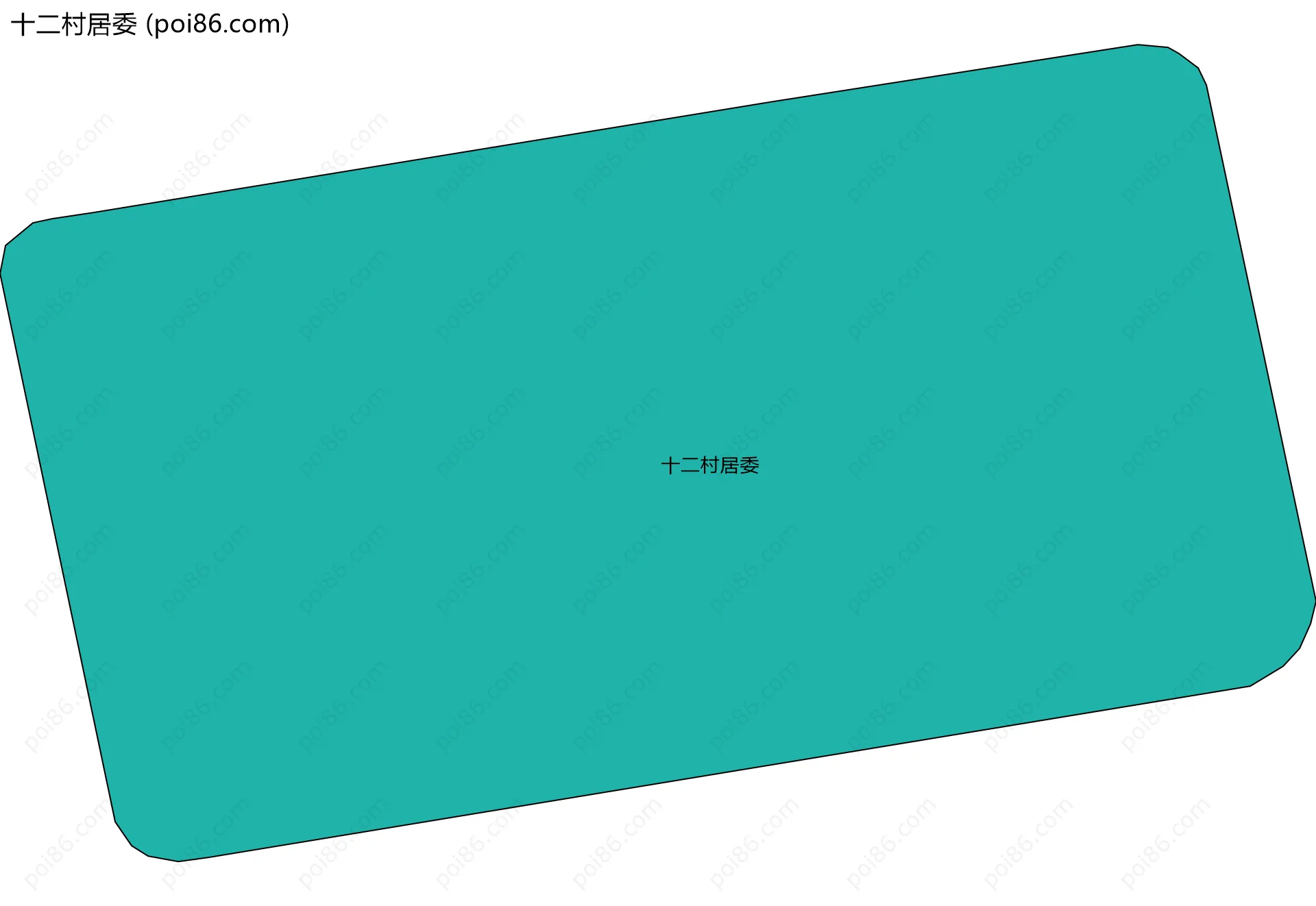 十二村居委边界地图