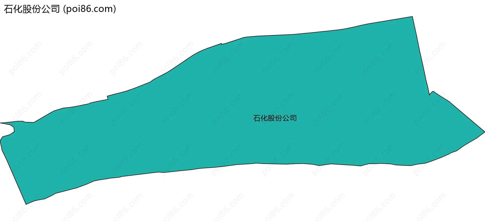 石化股份公司边界地图