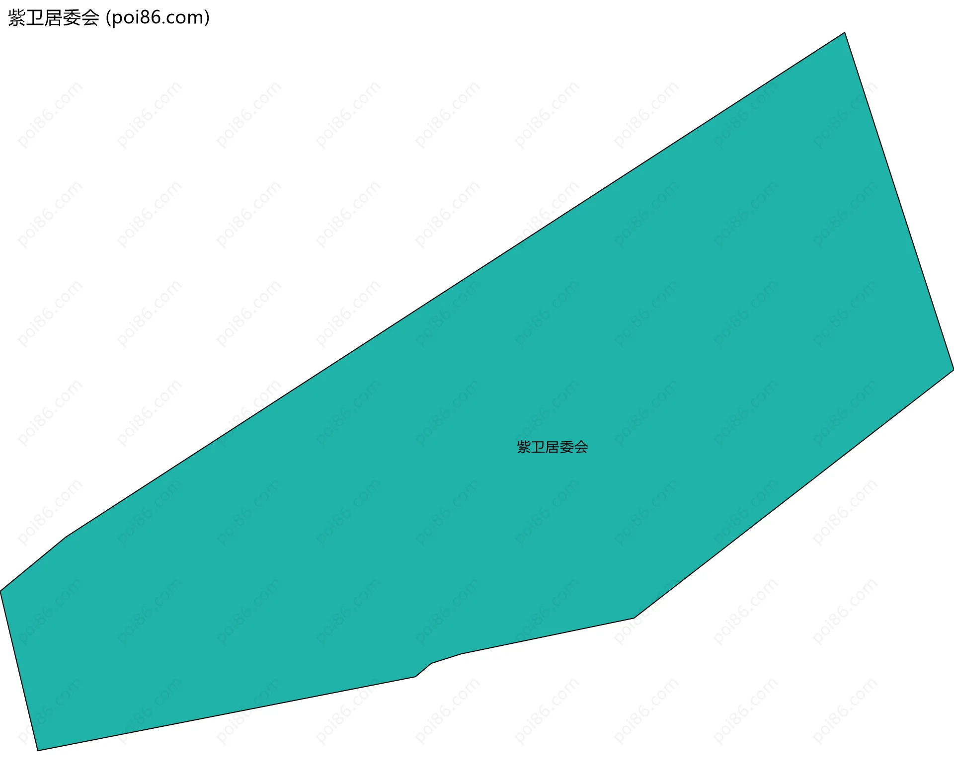 紫卫居委会边界地图