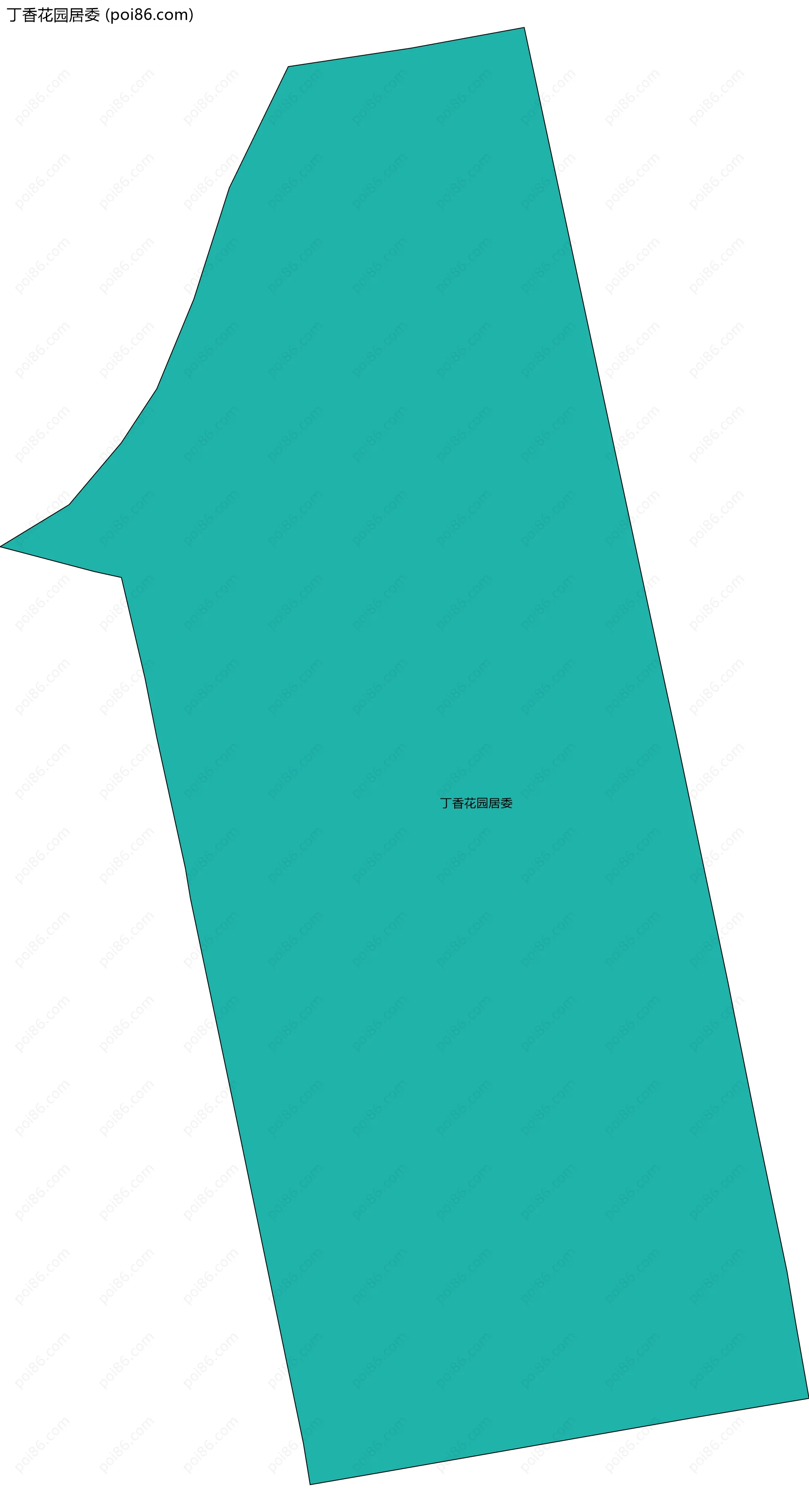 丁香花园居委边界地图