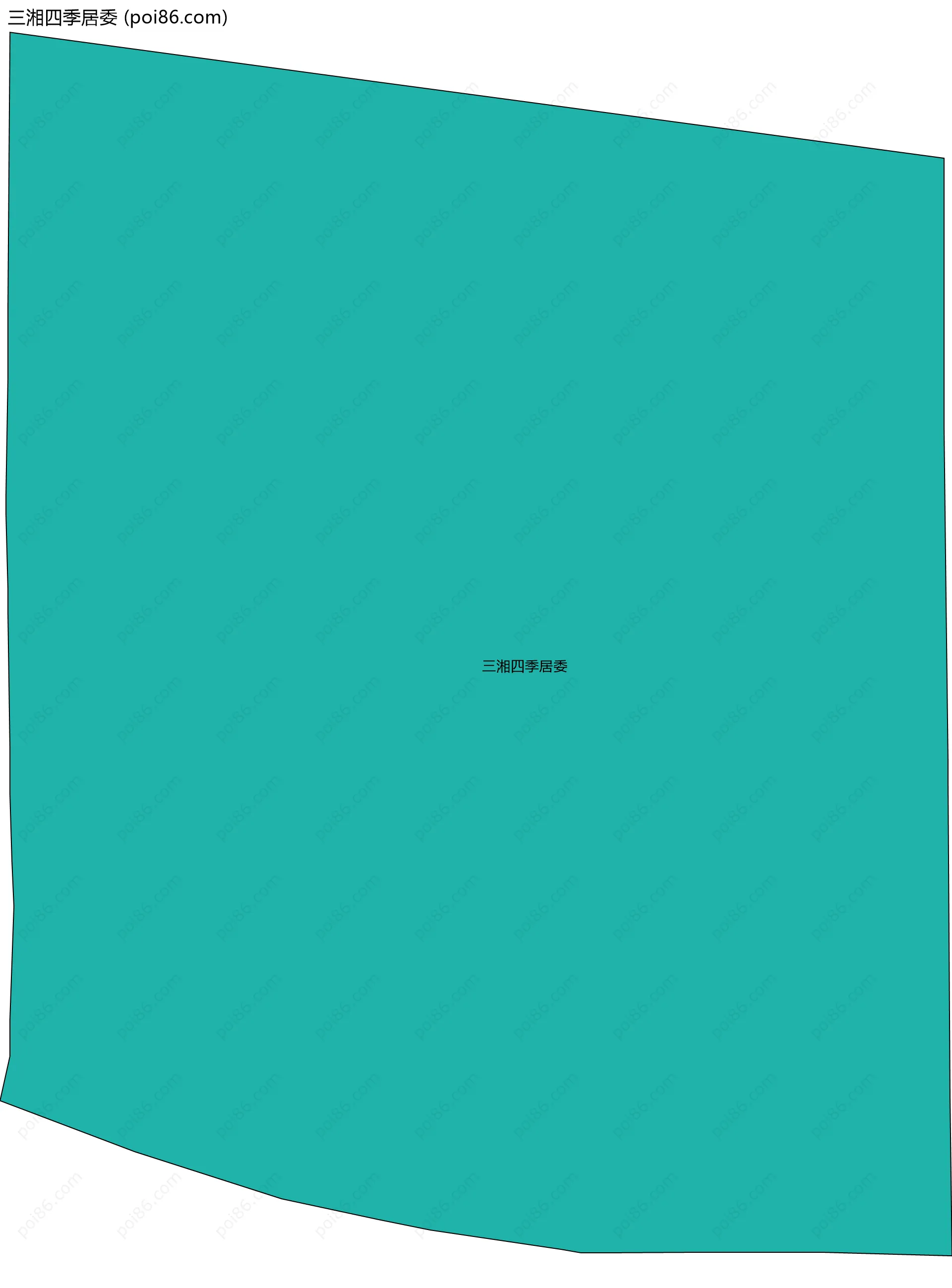 三湘四季居委边界地图