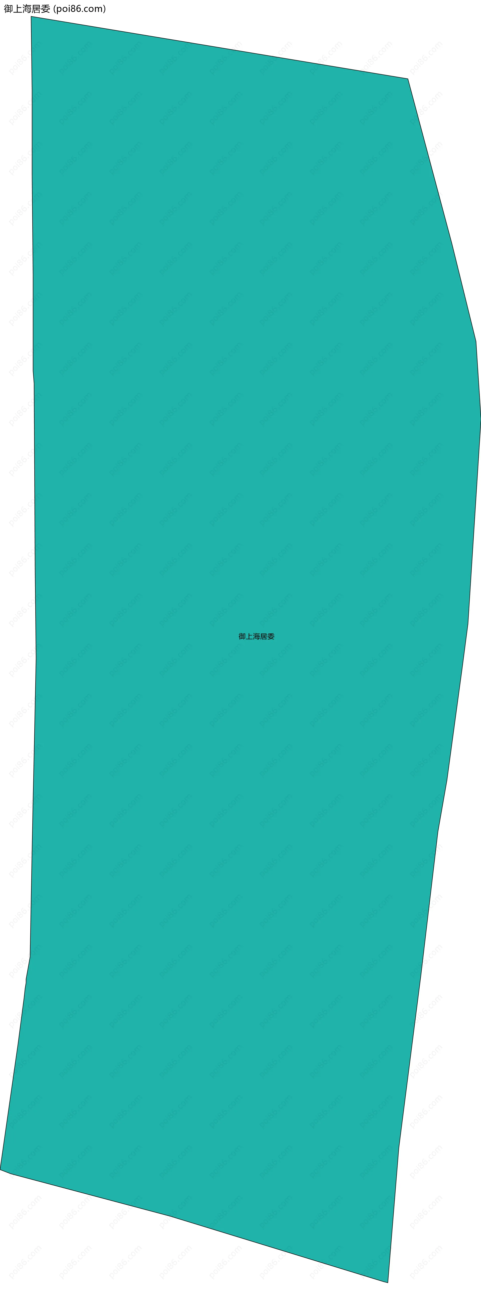 御上海居委边界地图