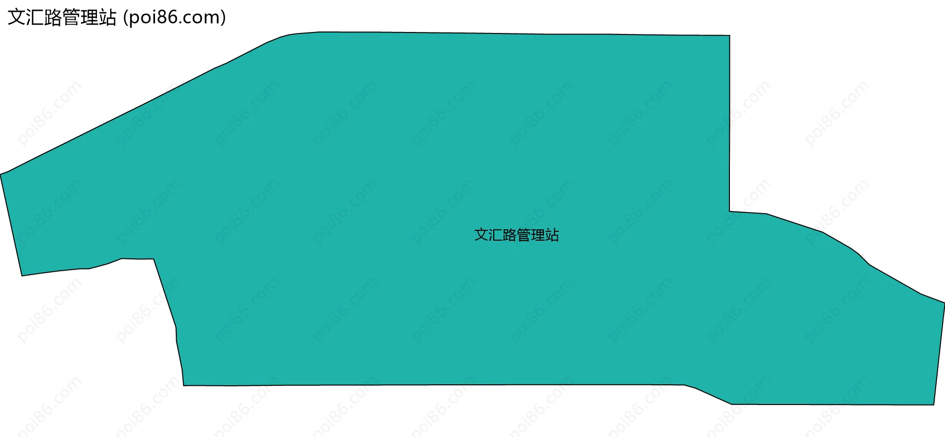 文汇路管理站边界地图